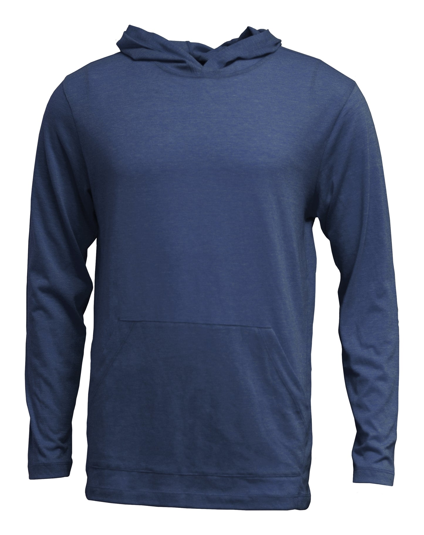 Heathered Soft-Tek T-Shirt Hoodie - Blank