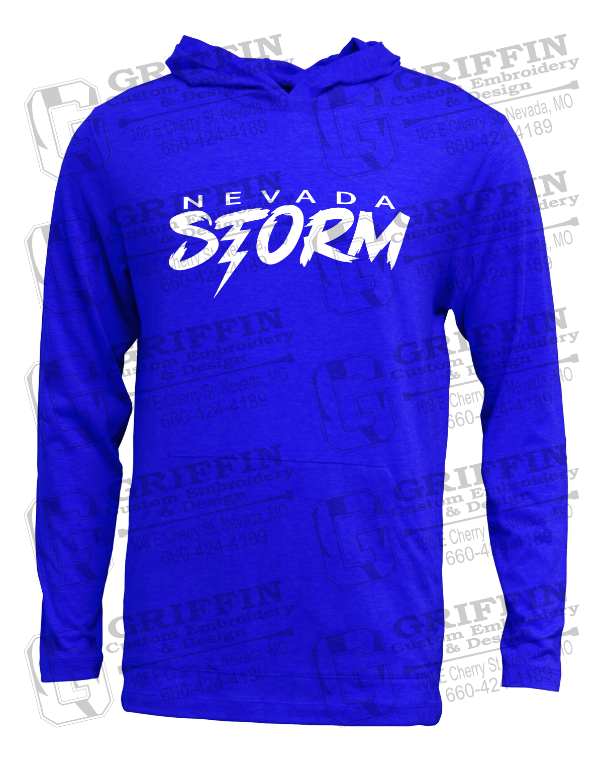 Soft-Tek T-Shirt Hoodie - Basketball - Nevada Storm