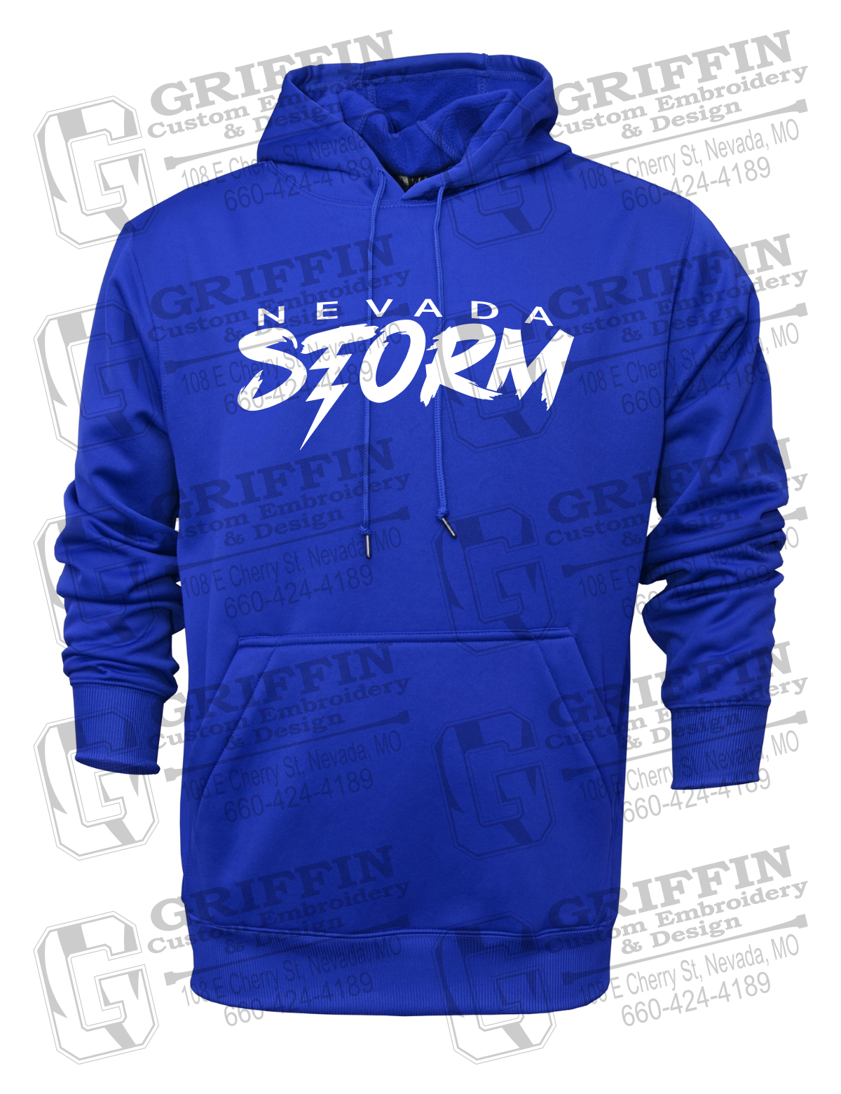 Performance Fleece Hoodie - Basketball - Nevada Storm