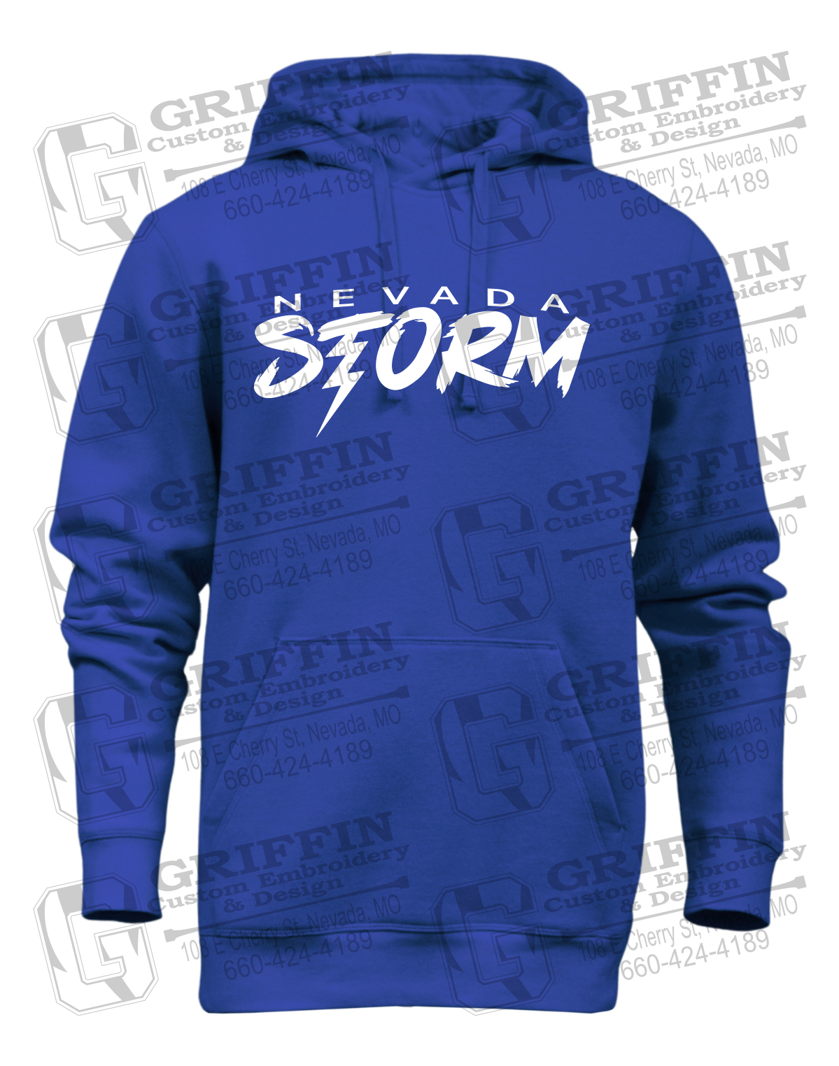 Heavyweight Fleece Hoodie - Basketball - Nevada Storm