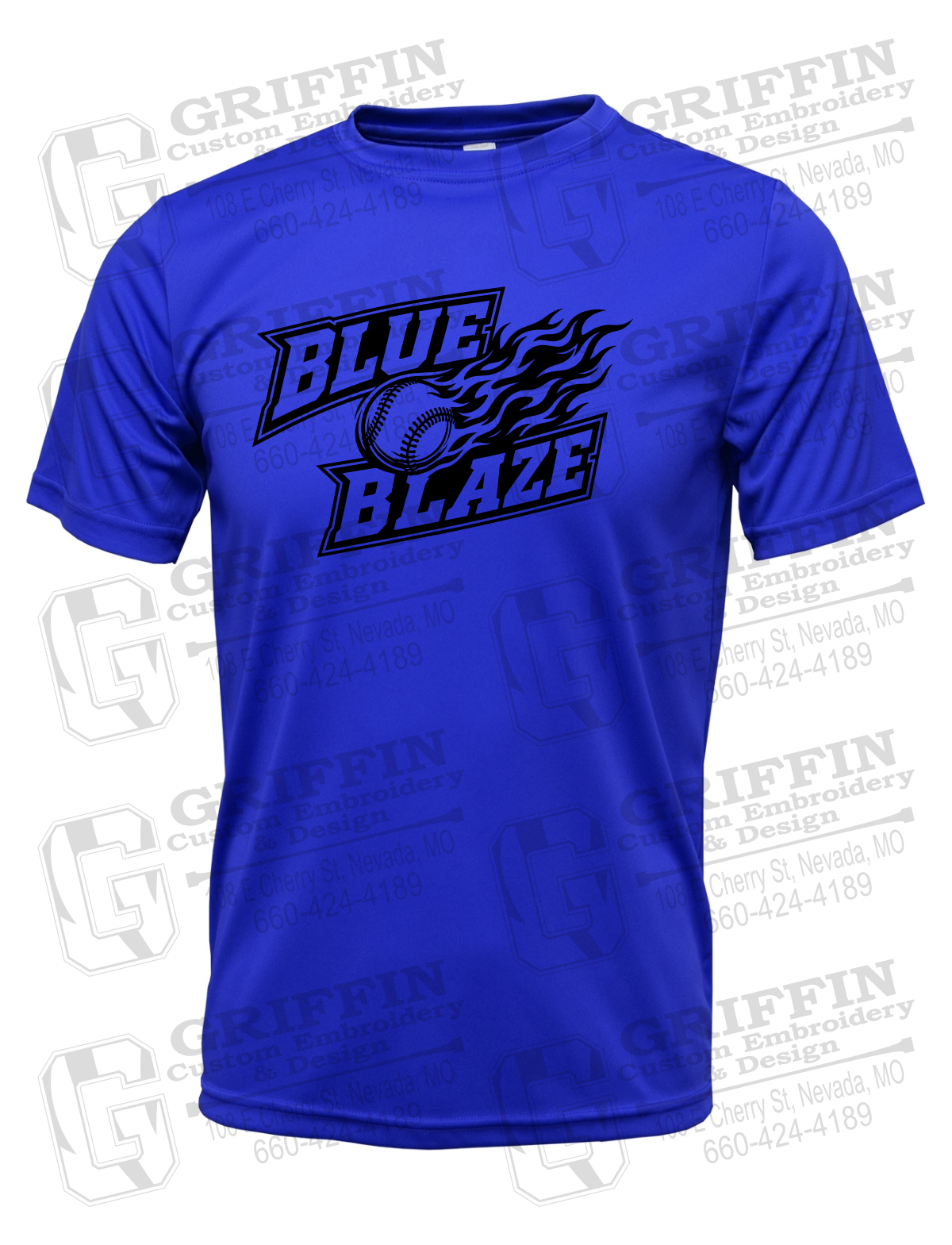 Dry-Fit Short Sleeve T-Shirt - Blue Blaze