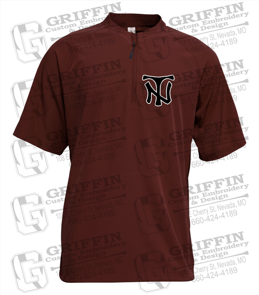 Short Sleeve Cage Jacket - Nevada Tigers NT Logo