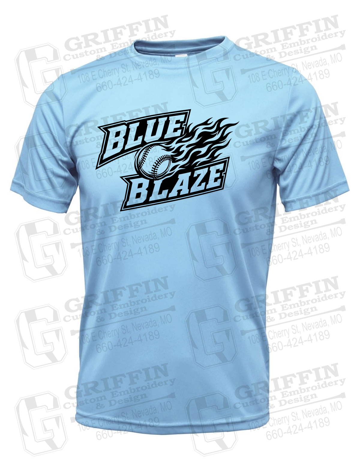 Dry-Fit Short Sleeve T-Shirt - Blue Blaze