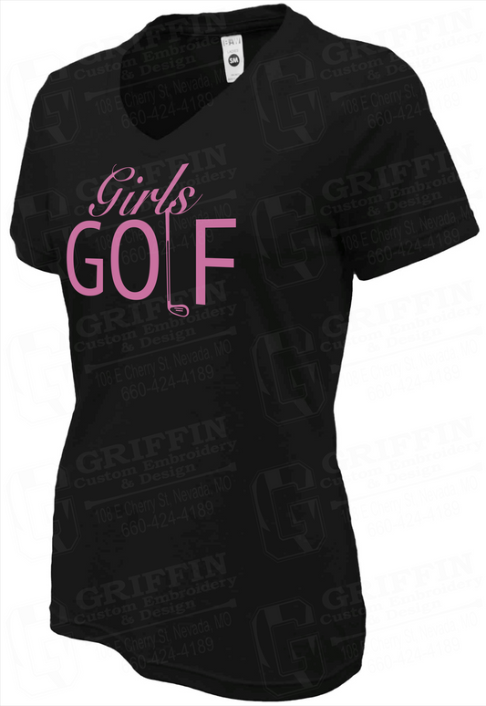 Womens Soft-Tek Short Sleeve T-Shirt - Nevada Lady Tigers Golf 2023-2024