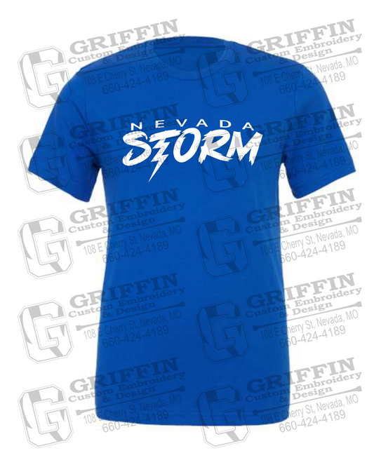 Cotton Short Sleeve T-Shirt - Basketball - Nevada Storm