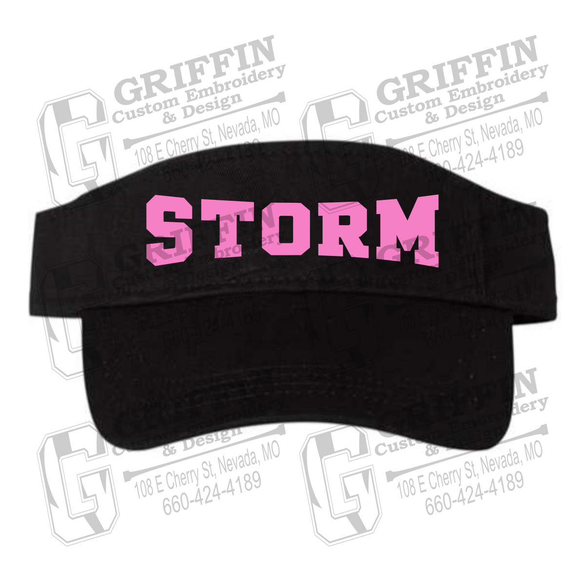Adjustable Visor - Pink Storm