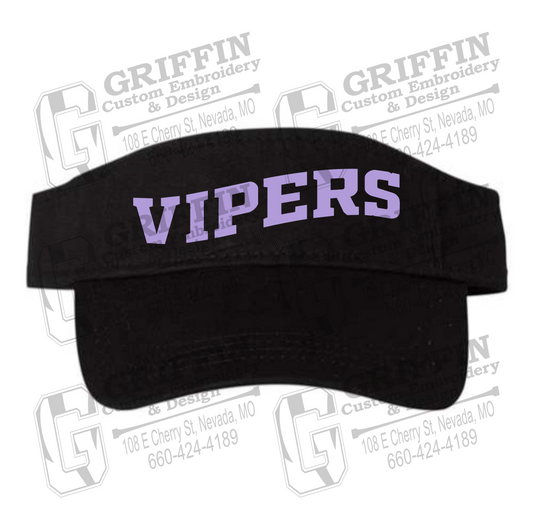 Adjustable Visor - Violet Vipers