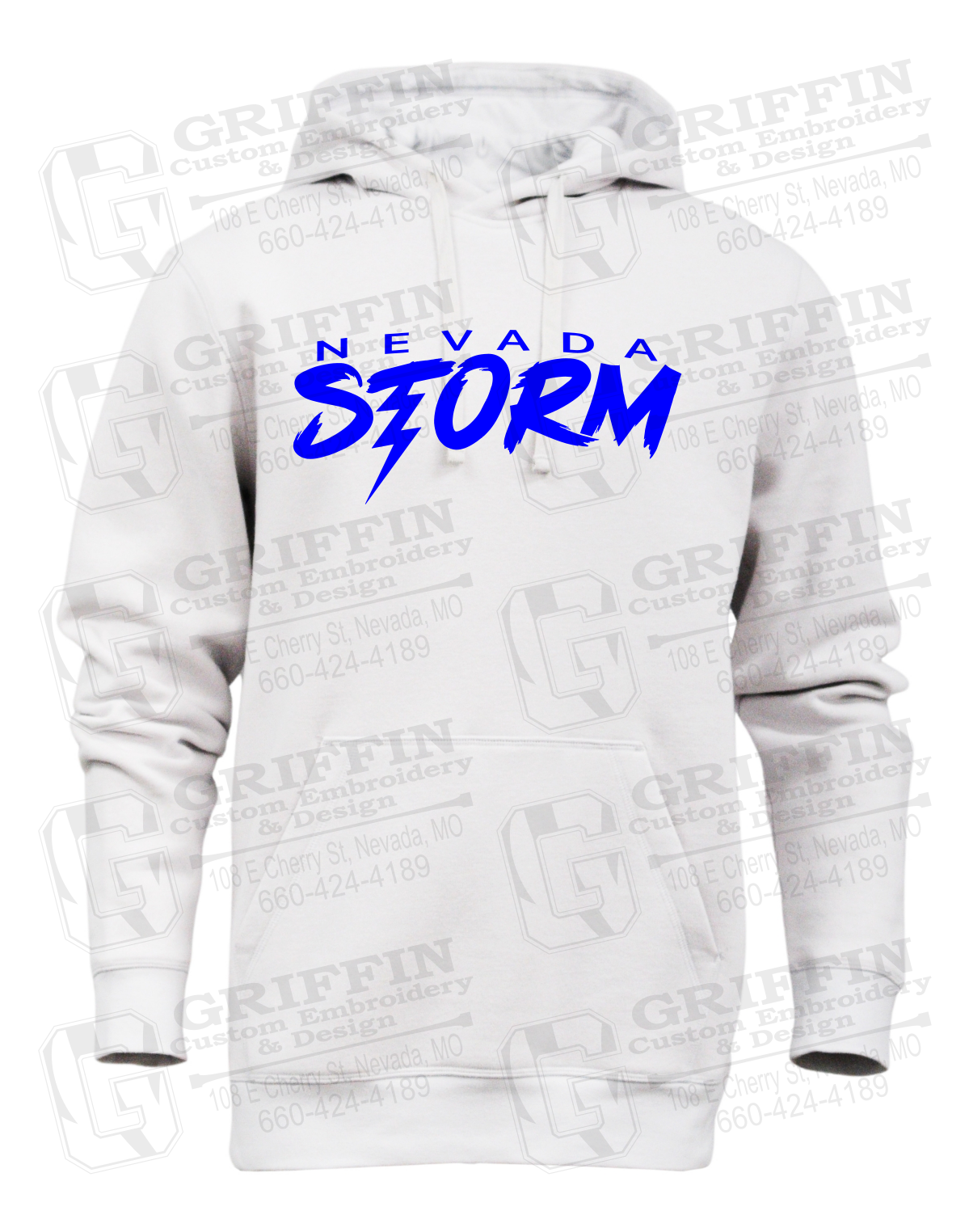 Heavyweight Fleece Hoodie - Basketball - Nevada Storm