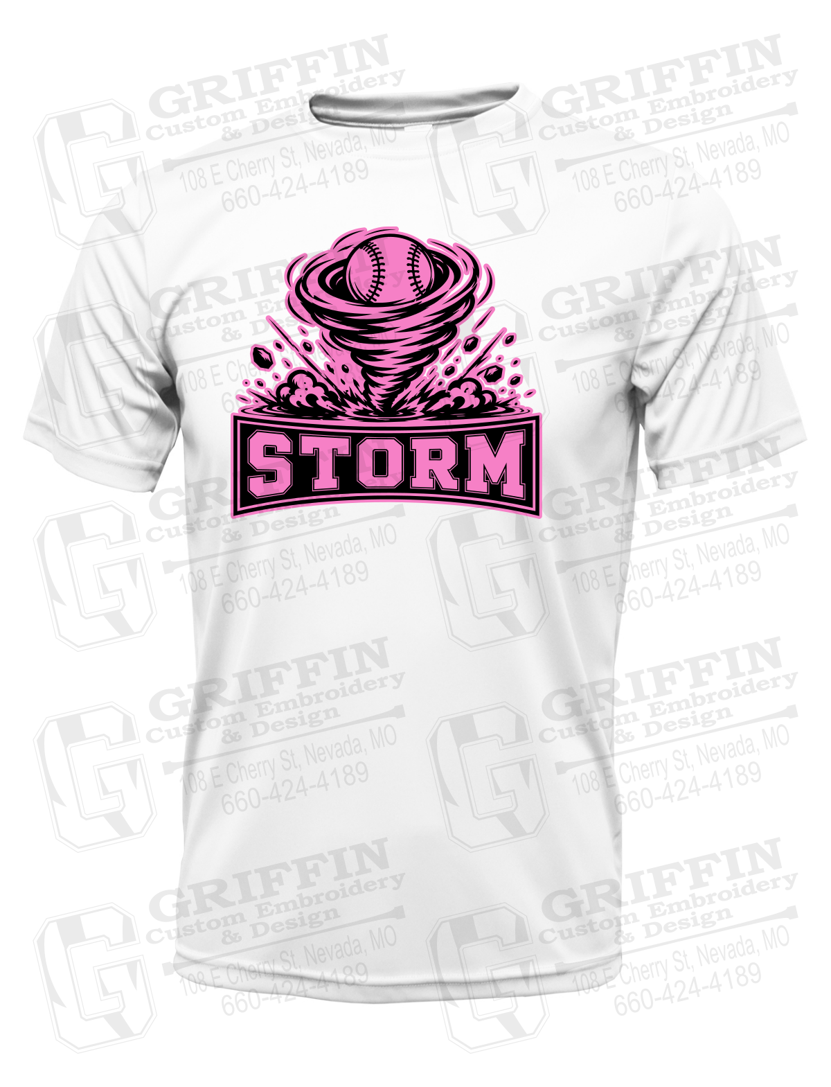 Dry-Fit Short Sleeve T-Shirt - Pink Storm