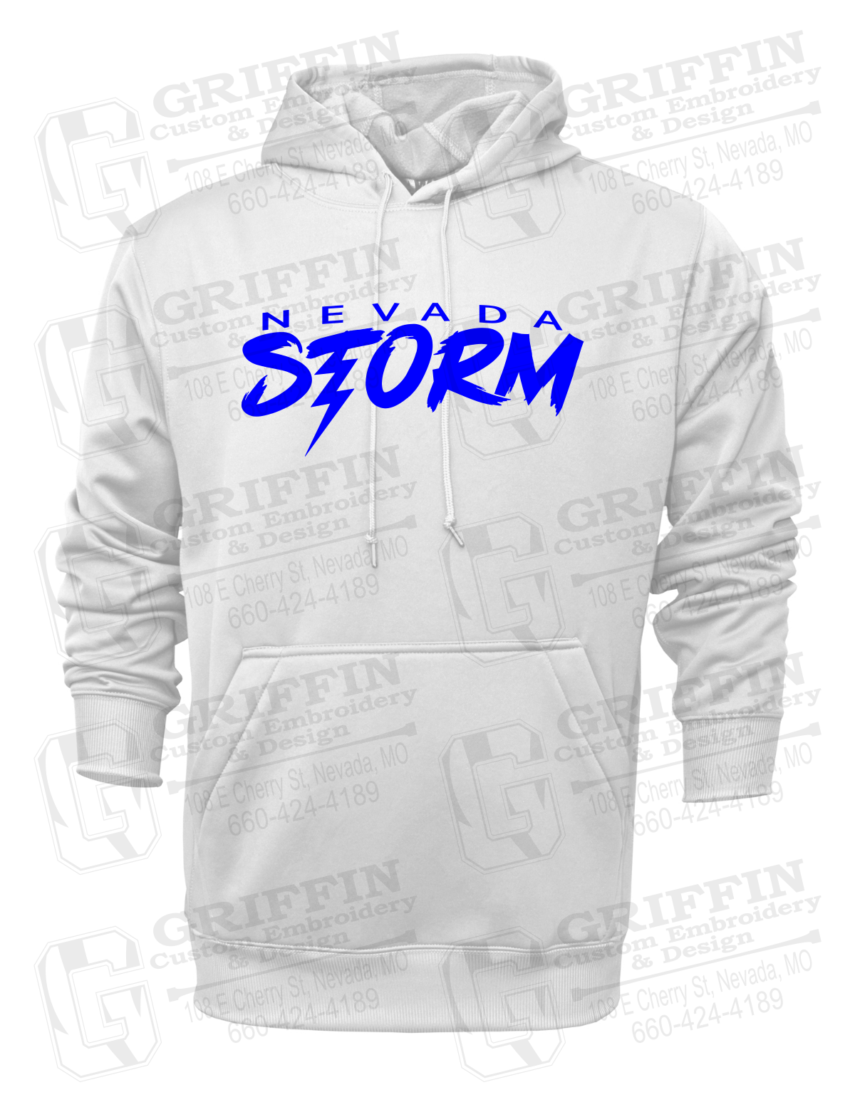 Performance Fleece Hoodie - Basketball - Nevada Storm