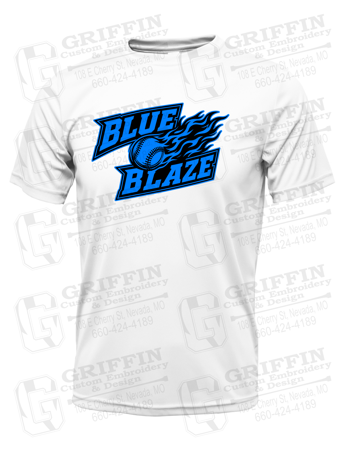 Dry-Fit Short Sleeve T-Shirt - Blue Blaze