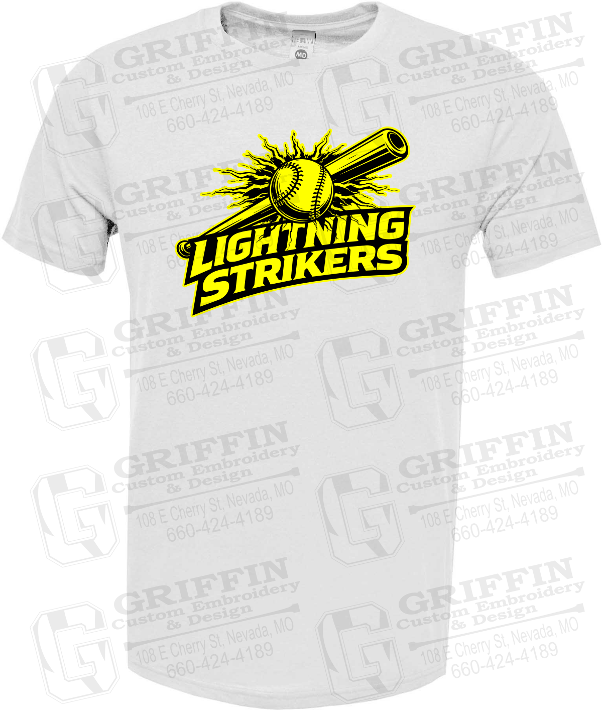 Soft-Tek Short Sleeve T-Shirt - Lightning Strikers