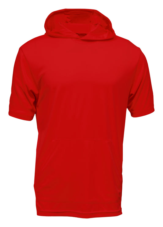 Dry-Fit Short Sleeve T-Shirt Hoodie - Blank