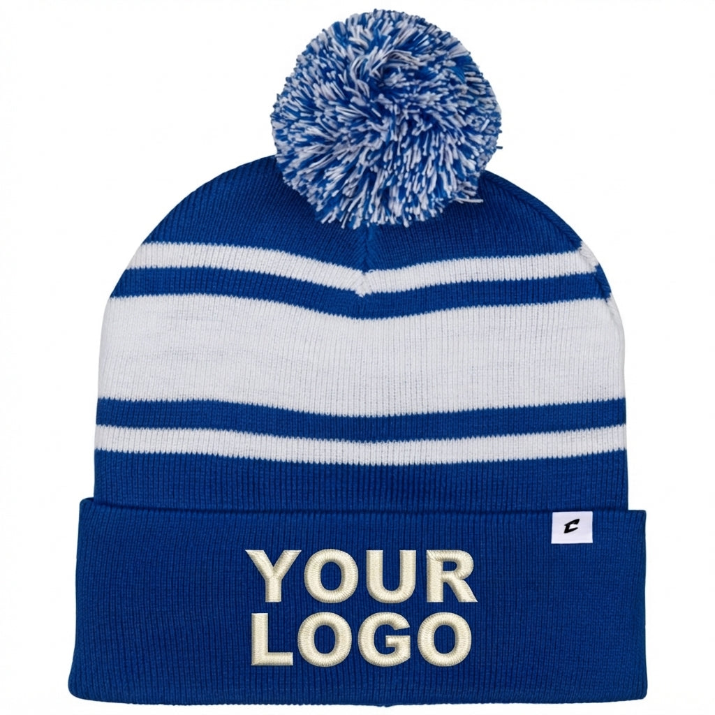 Custom Playoff Beanie with Pom (3-4 Weeks Lead Time)