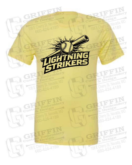 Cotton Short Sleeve T-Shirt - Lightning Strikers