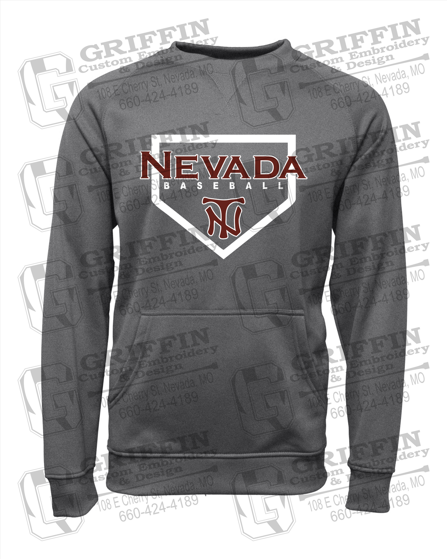 Nevada Tigers 21-S Youth Sweatshirt - Baseball