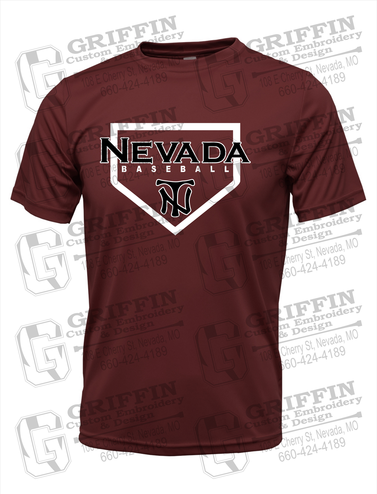 Nevada Tigers 21-S Dry-Fit T-Shirt - Baseball