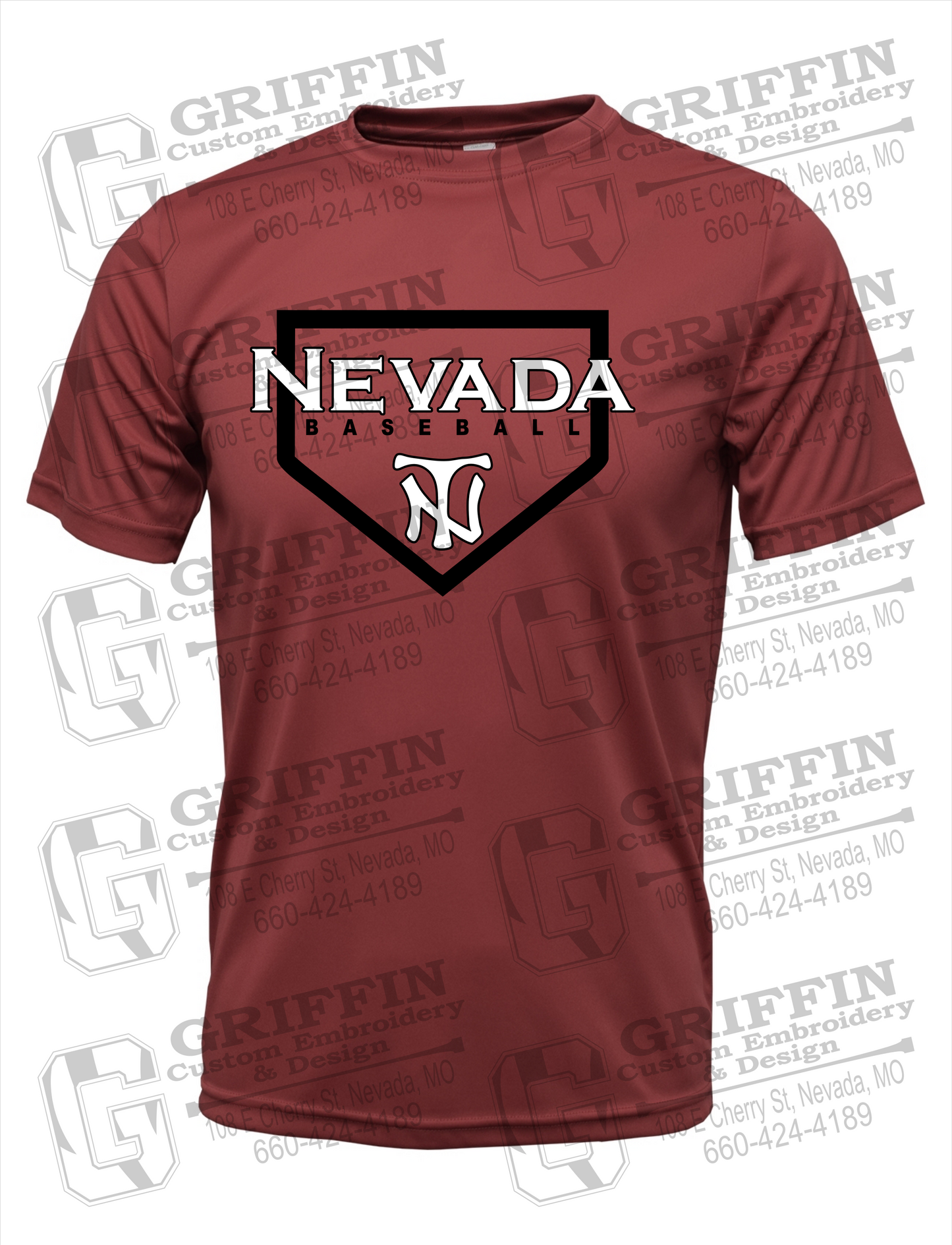 Nevada Tigers 21-S Dry-Fit T-Shirt - Baseball