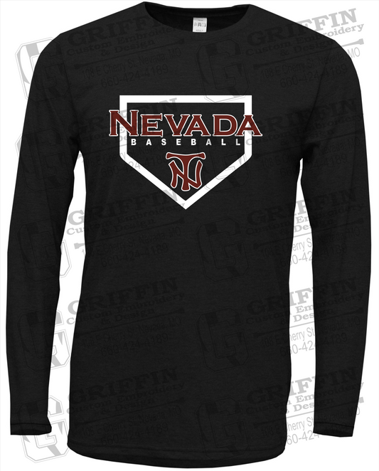 Soft-Tek Long Sleeve T-Shirt - Baseball - Nevada Tigers 21-S