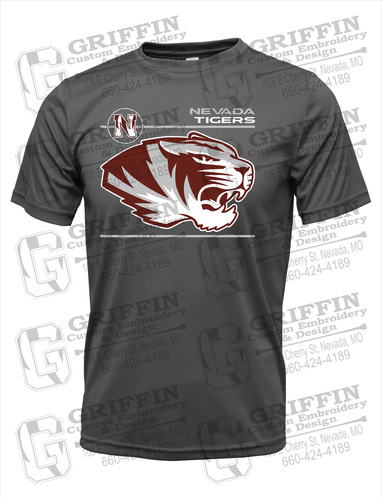 Nevada Tigers 22-D Dry-Fit T-Shirt
