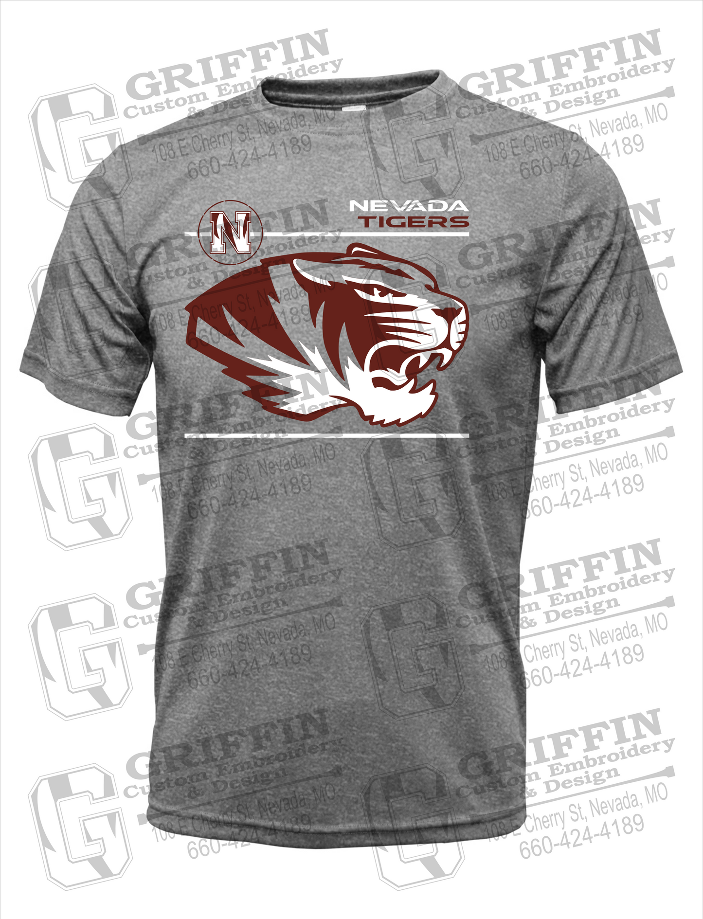 Nevada Tigers 22-D Dry-Fit T-Shirt