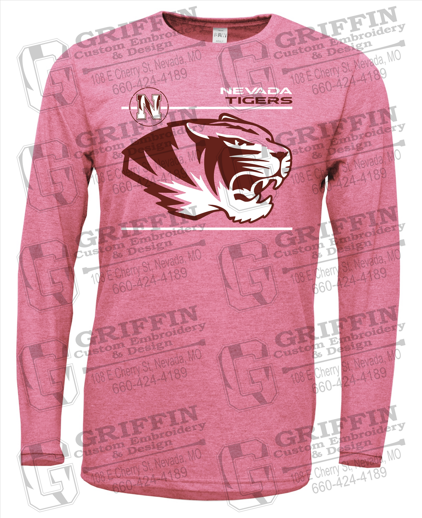 Nevada Tigers 22-D Long Sleeve T-Shirt