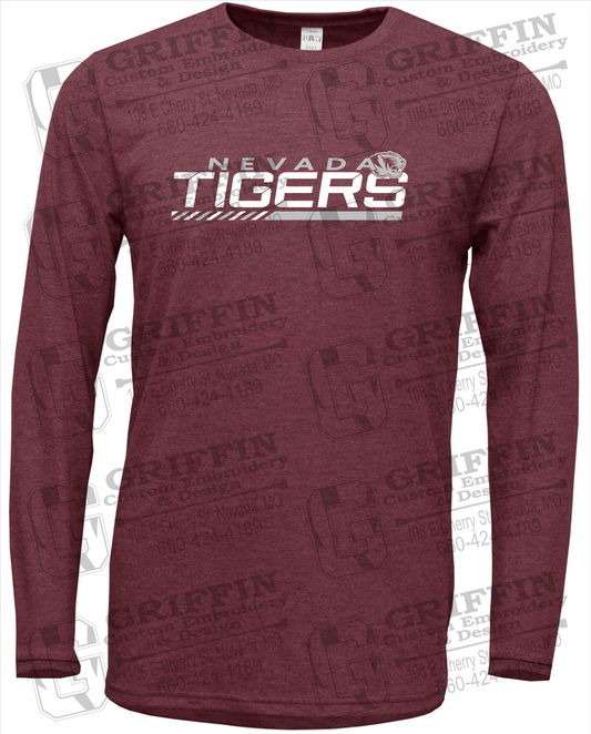 Soft-Tek Long Sleeve T-Shirt - Nevada Tigers 22-E