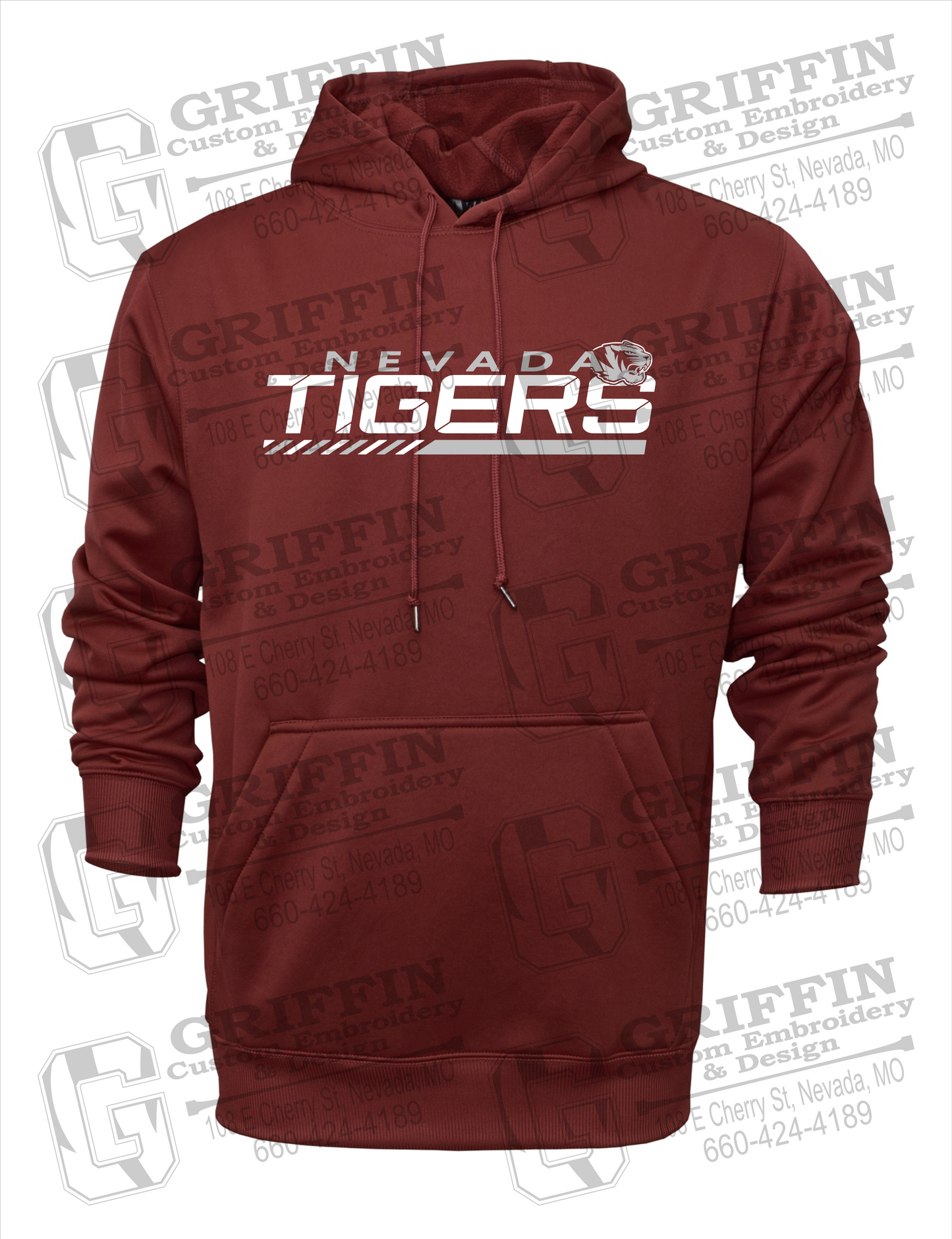 Performance Fleece Hoodie - Nevada Tigers 22-E