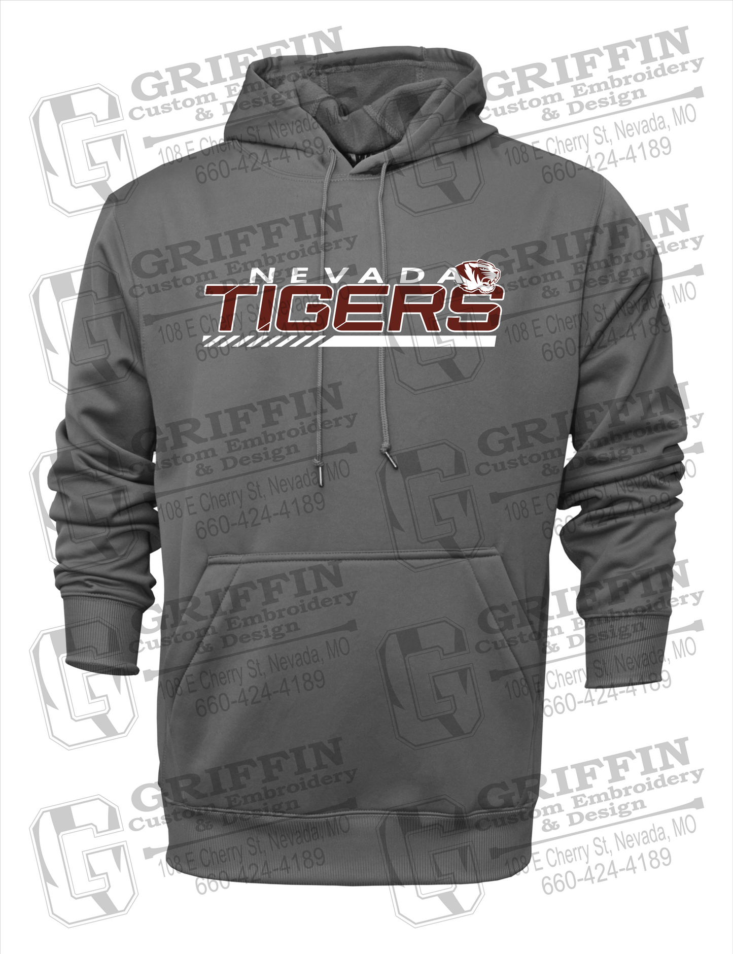 Performance Fleece Hoodie - Nevada Tigers 22-E