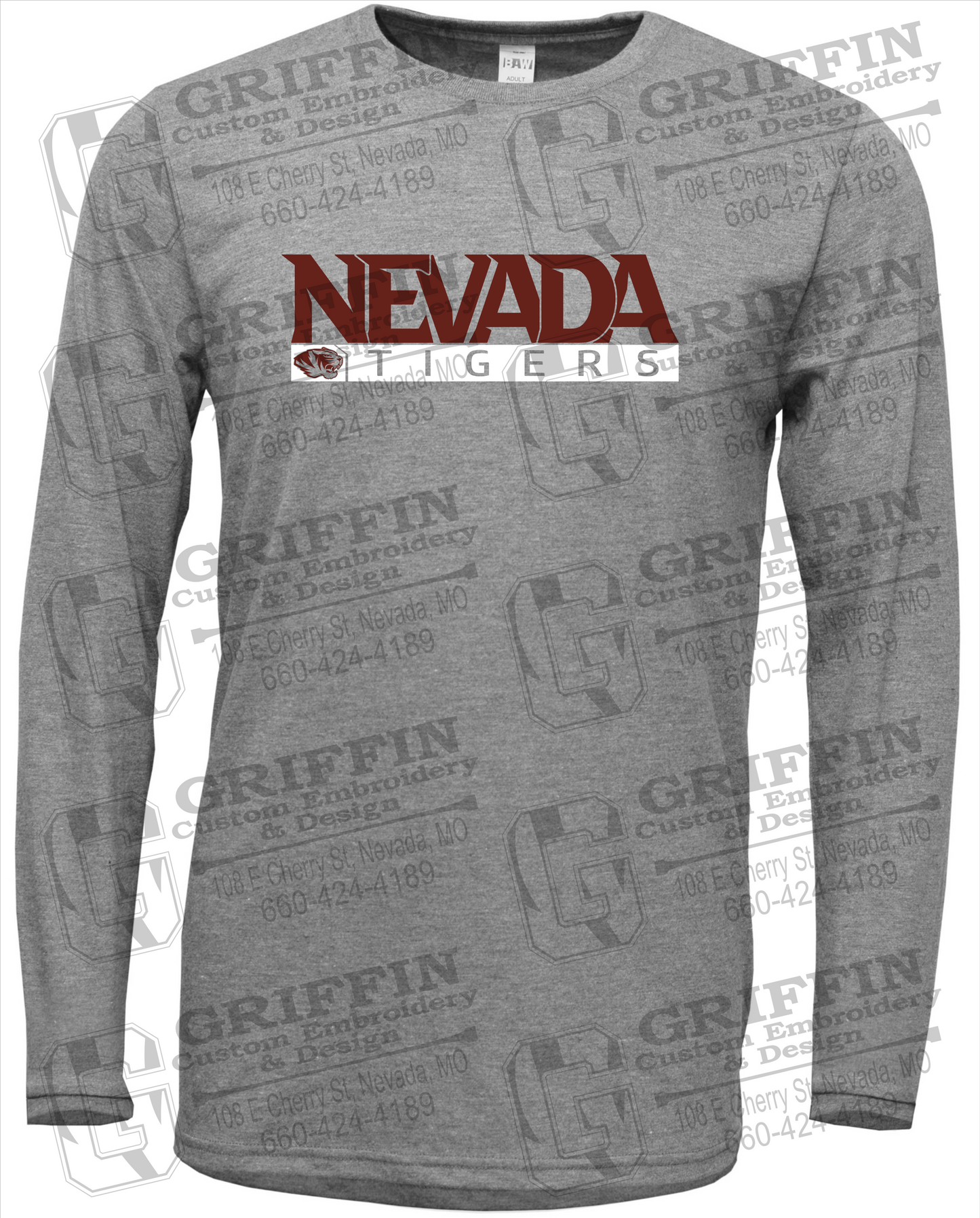 Nevada Tigers 22-G Long Sleeve T-Shirt