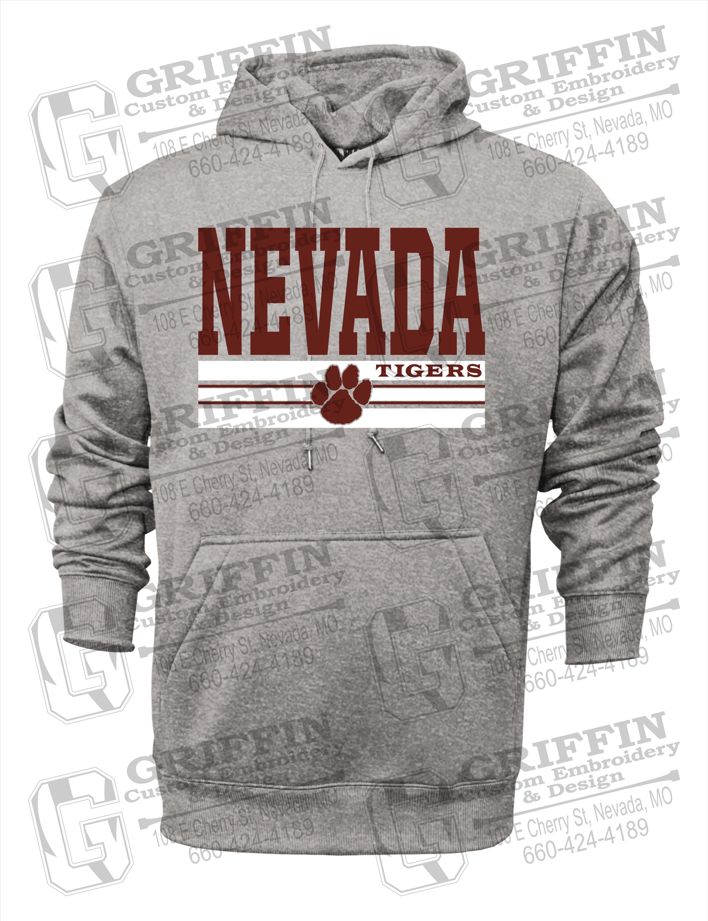 Performance Fleece Hoodie - Nevada Tigers 22-V