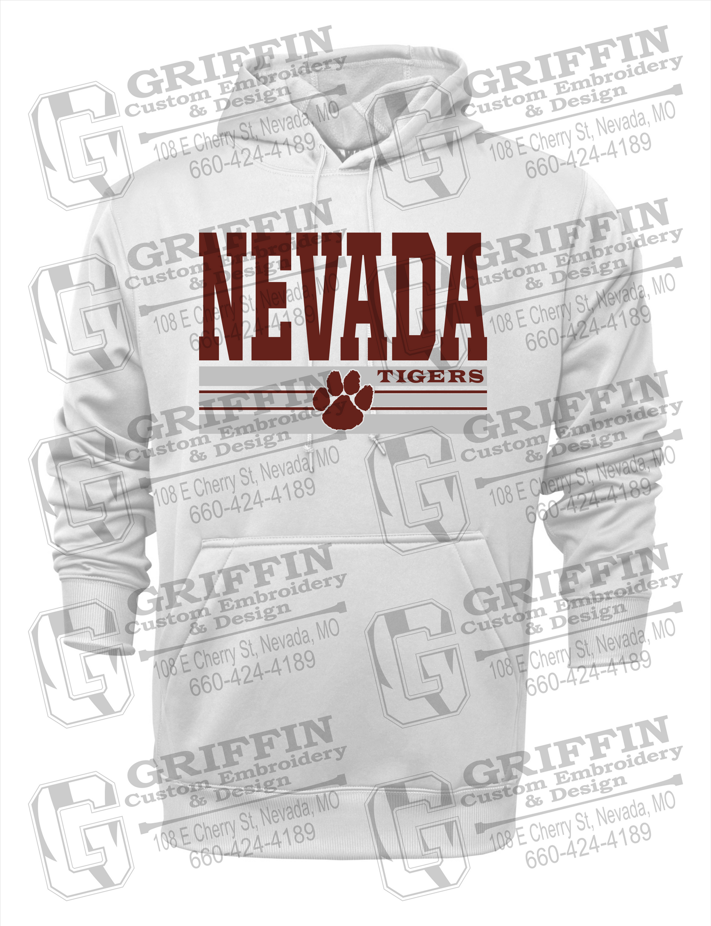 Performance Fleece Hoodie - Nevada Tigers 22-V