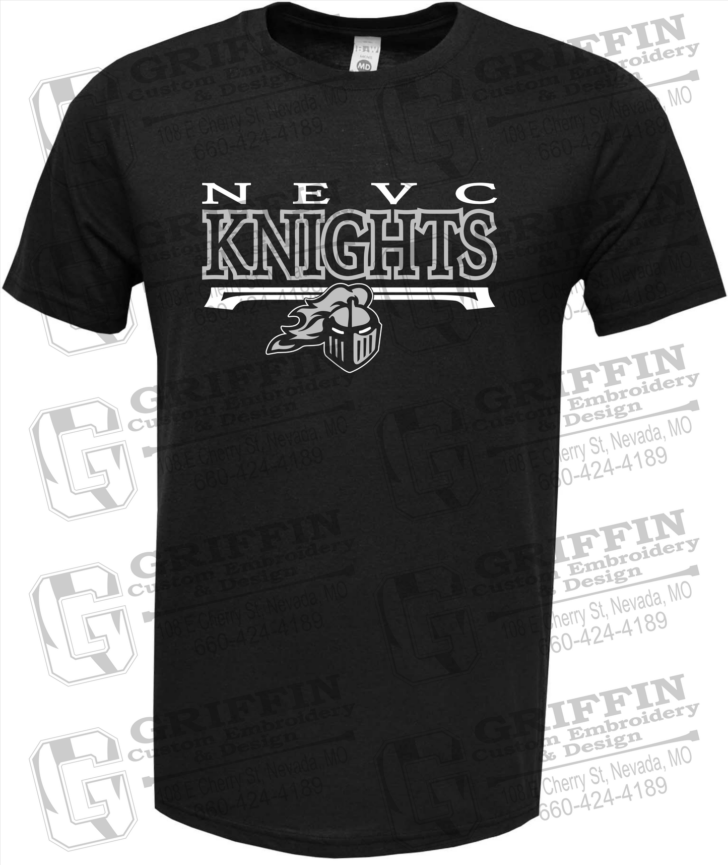 NEVC Knights 23-A Short Sleeve T-Shirt