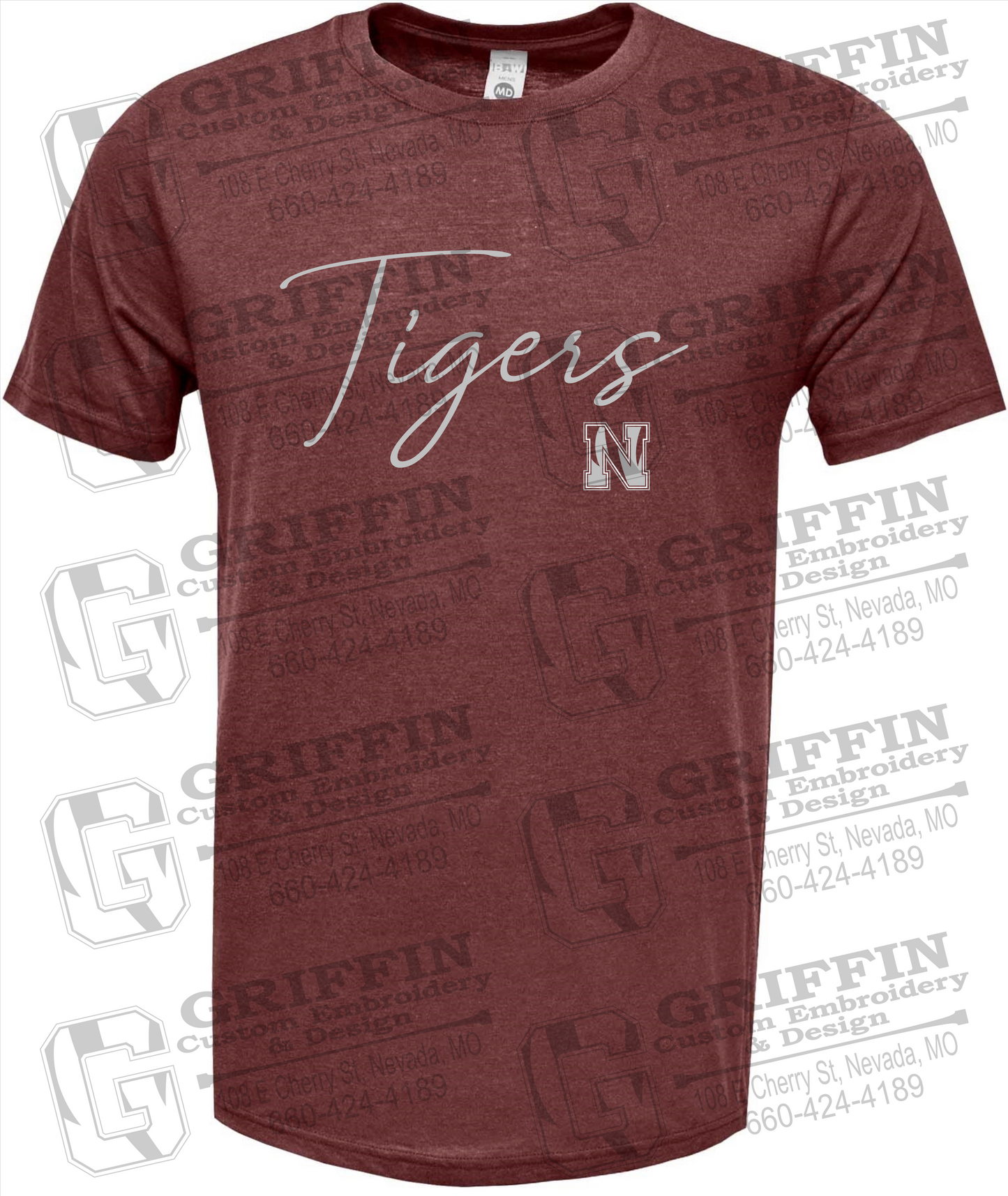 Nevada Tigers 23-A Short Sleeve T-Shirt