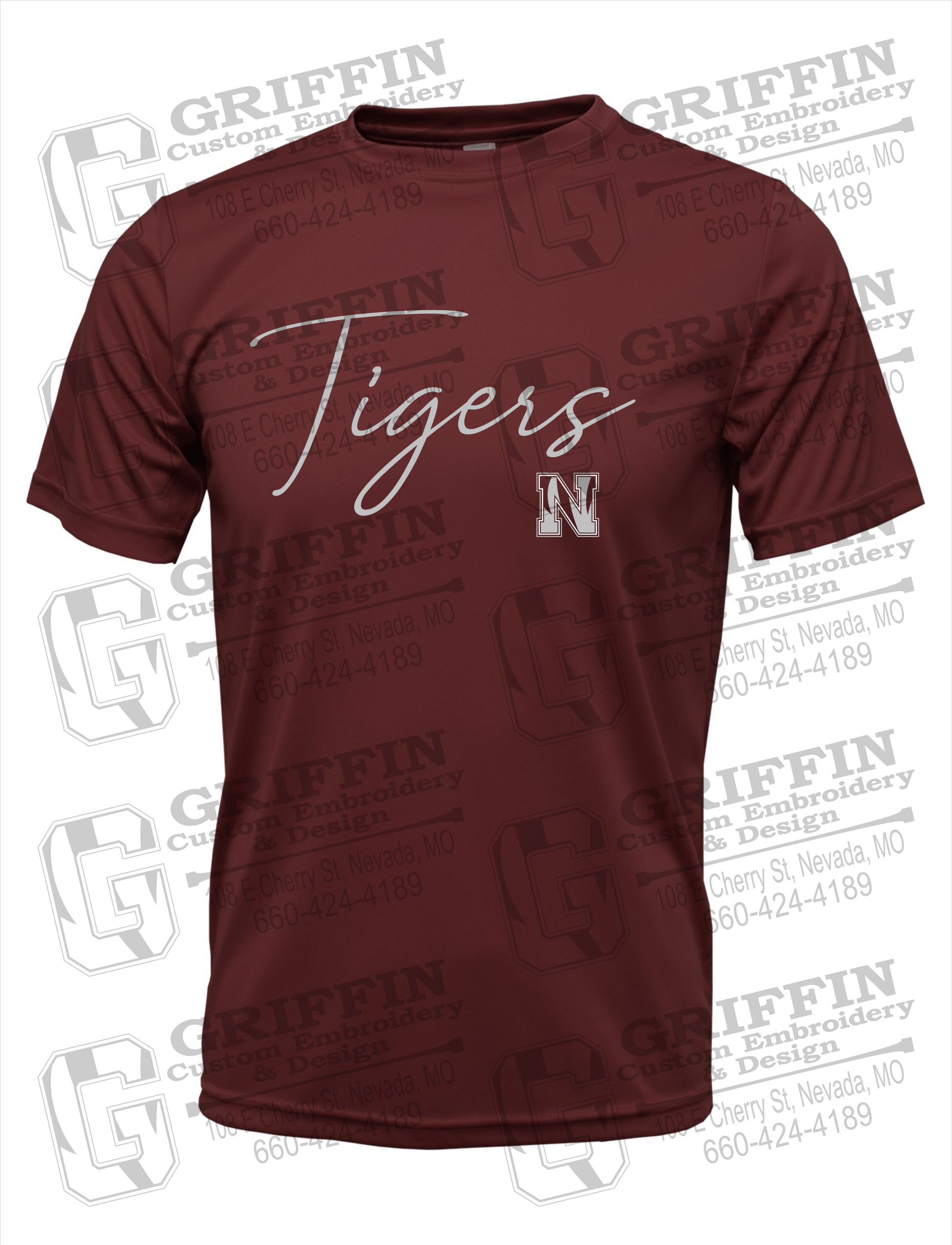 Nevada Tigers 23-A Dry-Fit T-Shirt – Griffin Custom Design