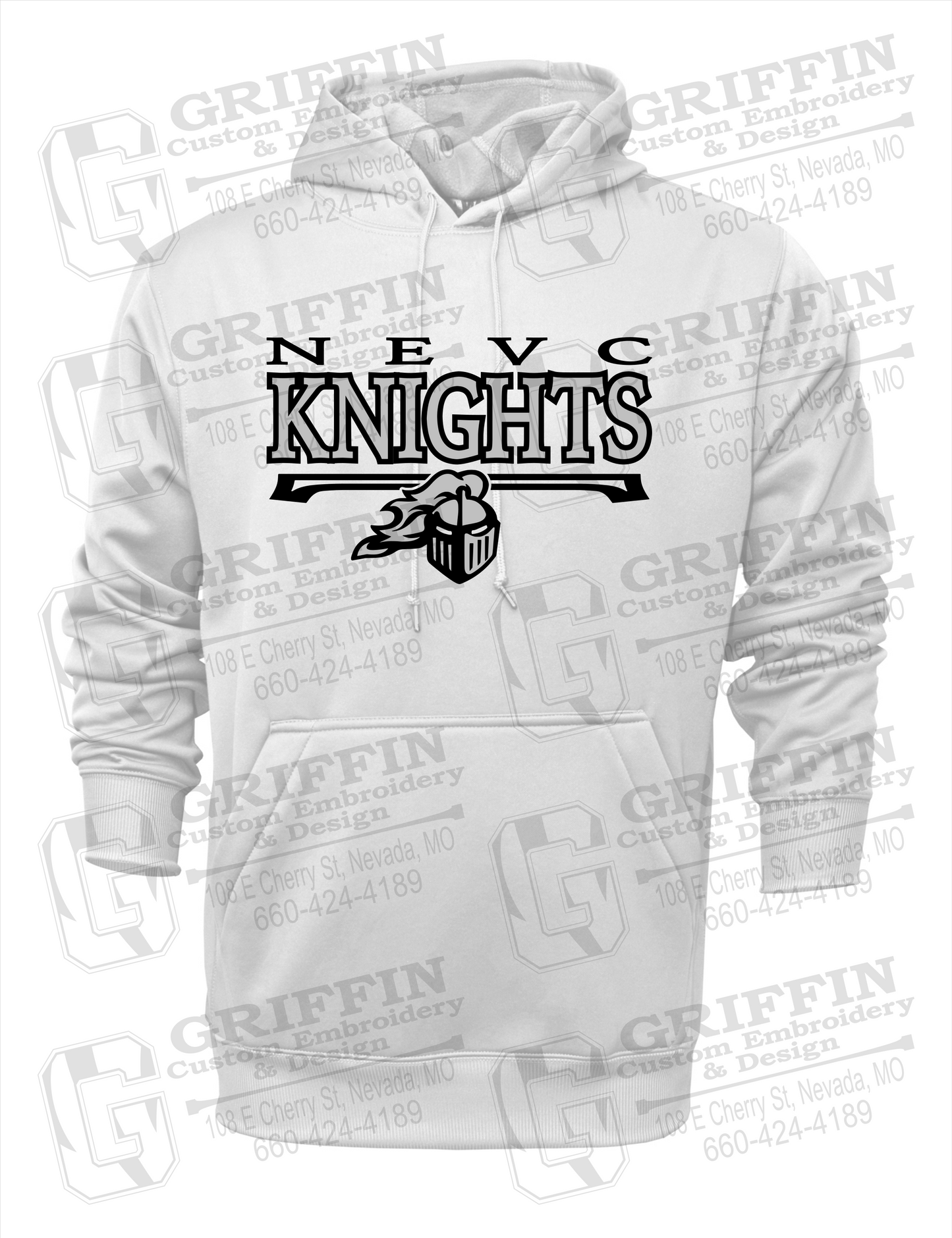 NEVC Knights 23-A Youth Hoodie
