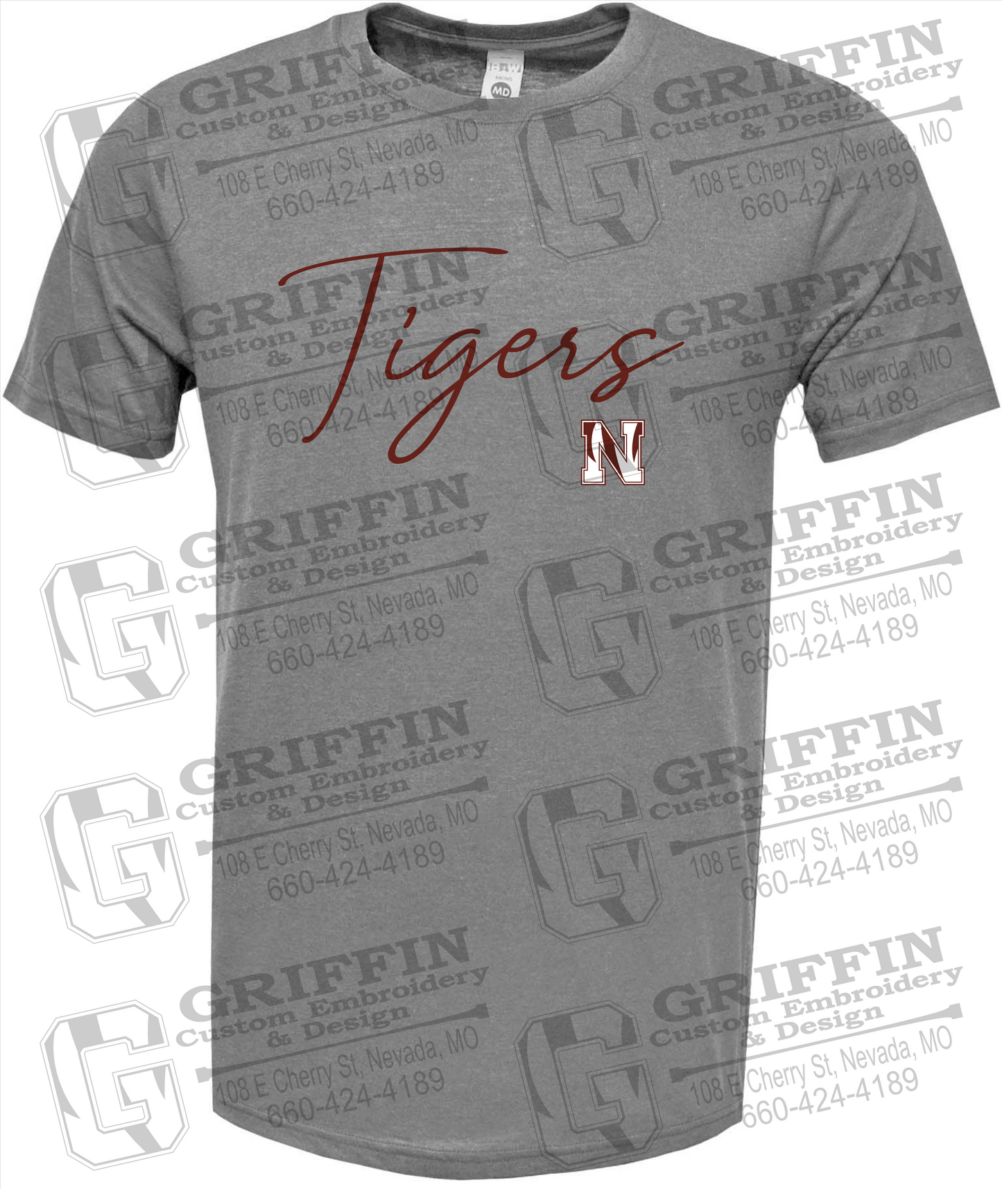 Nevada Tigers 23-A Short Sleeve T-Shirt