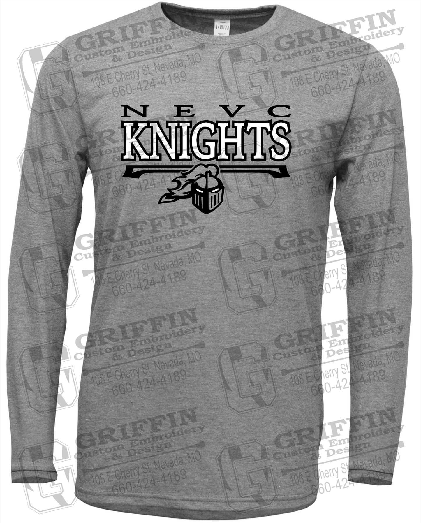 NEVC Knights 23-A Long Sleeve T-Shirt