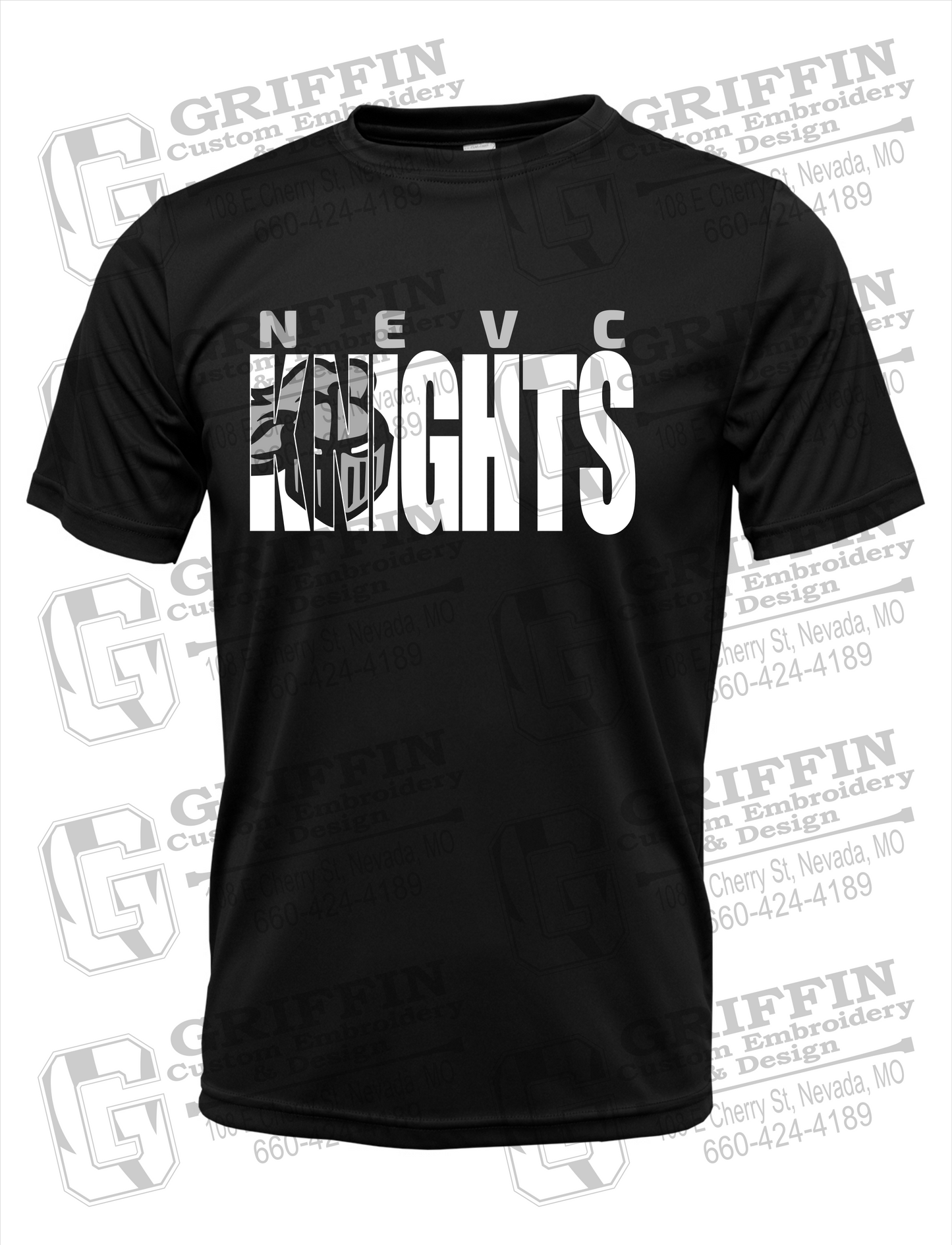 Dry-Fit Short Sleeve T-Shirt - NEVC Knights 23-B