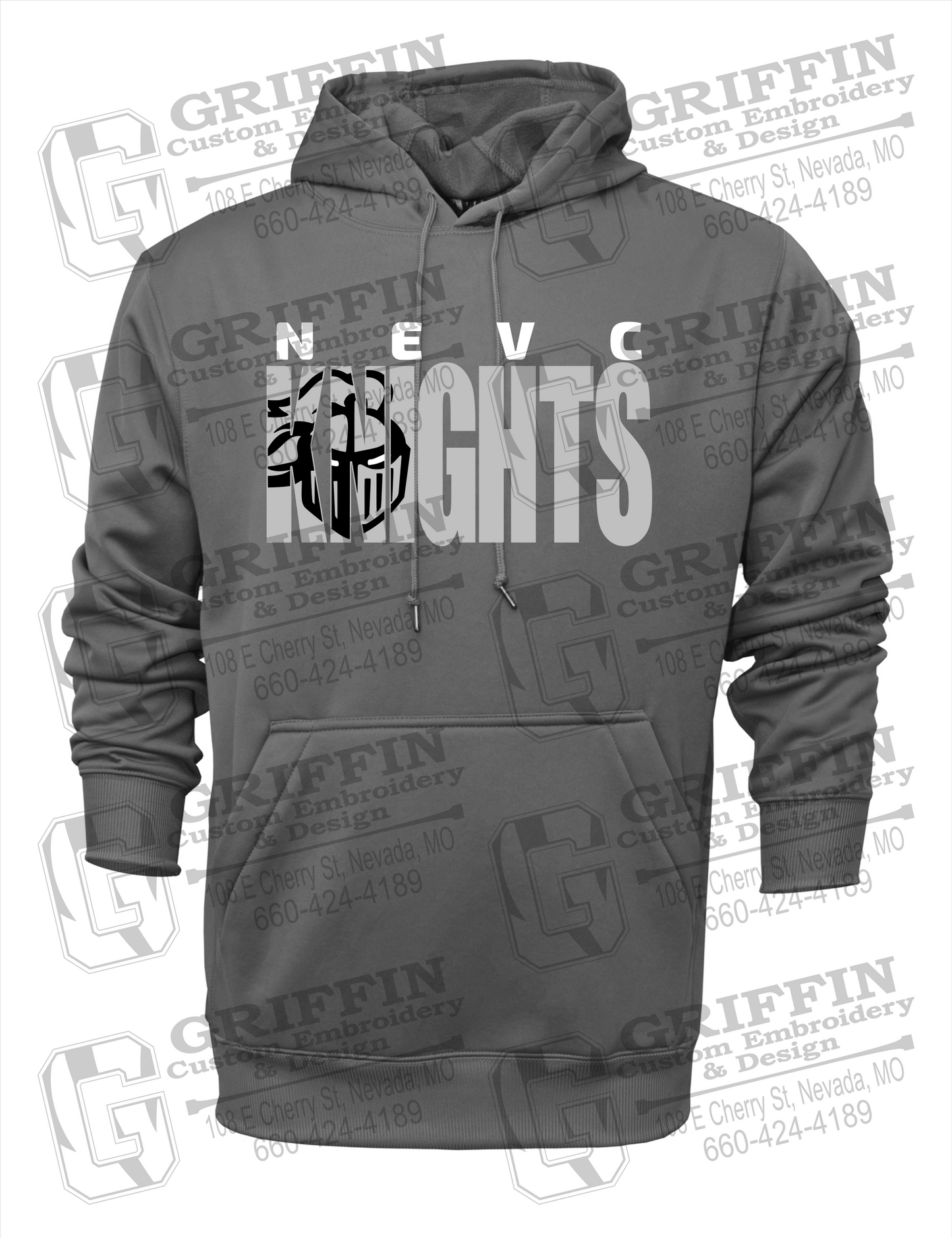 Performance Fleece Hoodie - NEVC Knights 23-B