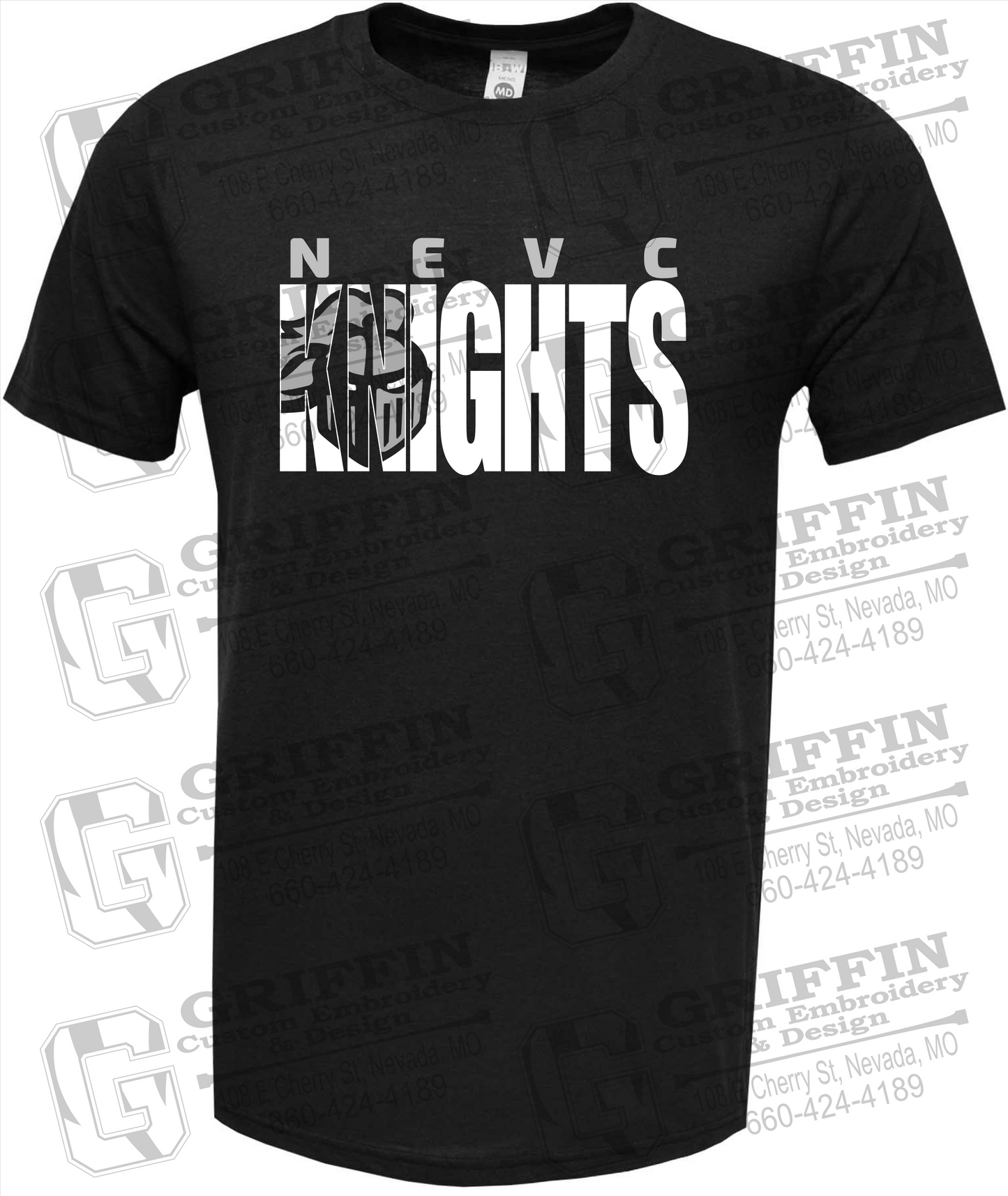 NEVC Knights 23-B Short Sleeve T-Shirt