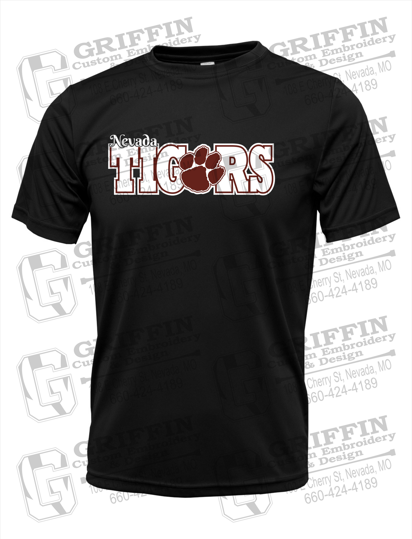 Nevada Tigers 23-D Dry-Fit T-Shirt