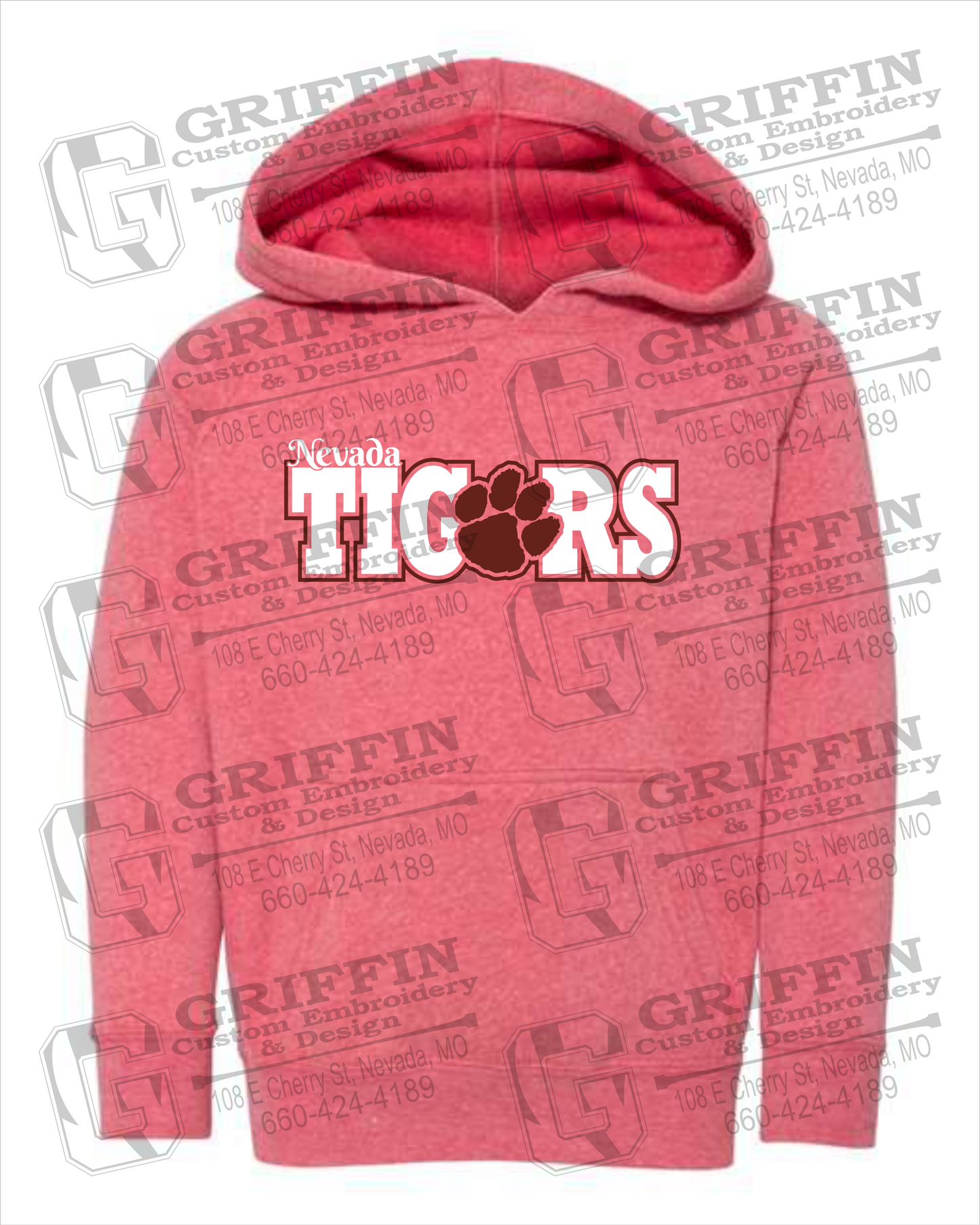 Nevada Tigers 23-D Toddler Hoodie