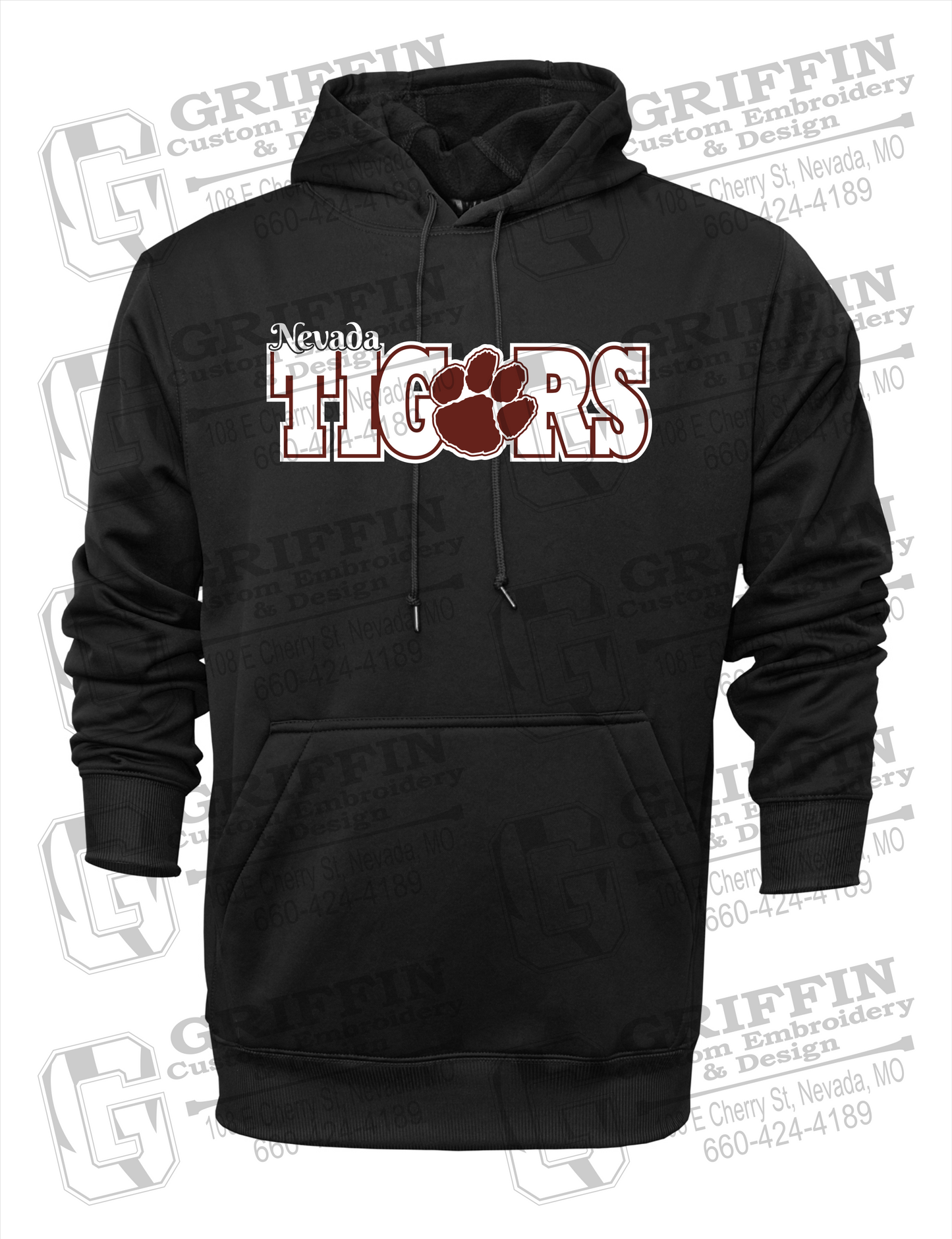 Nevada Tigers 23-D Youth Hoodie