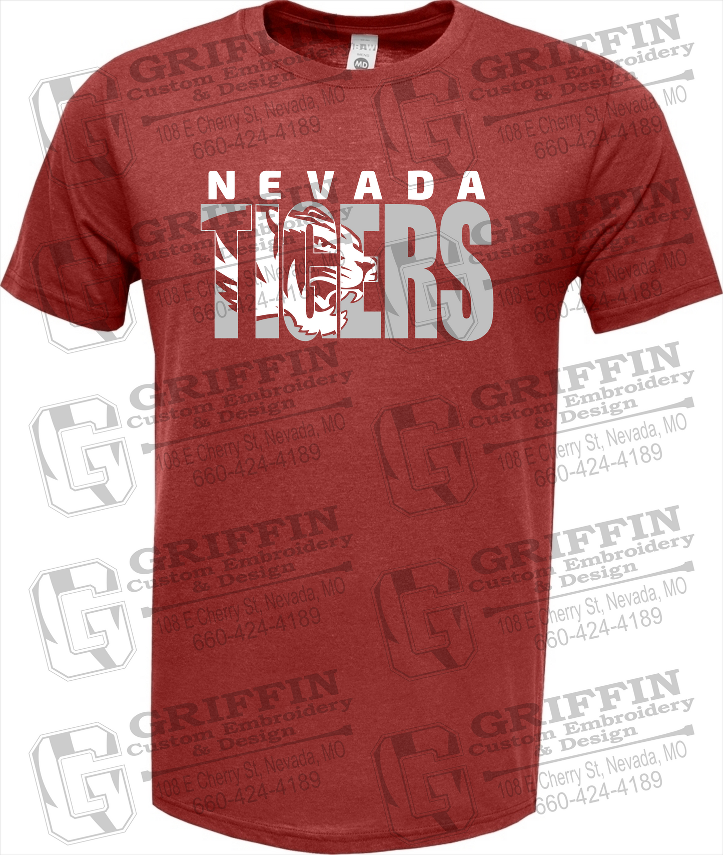 Soft-Tek Short Sleeve T-Shirt - Nevada Tigers 23-F