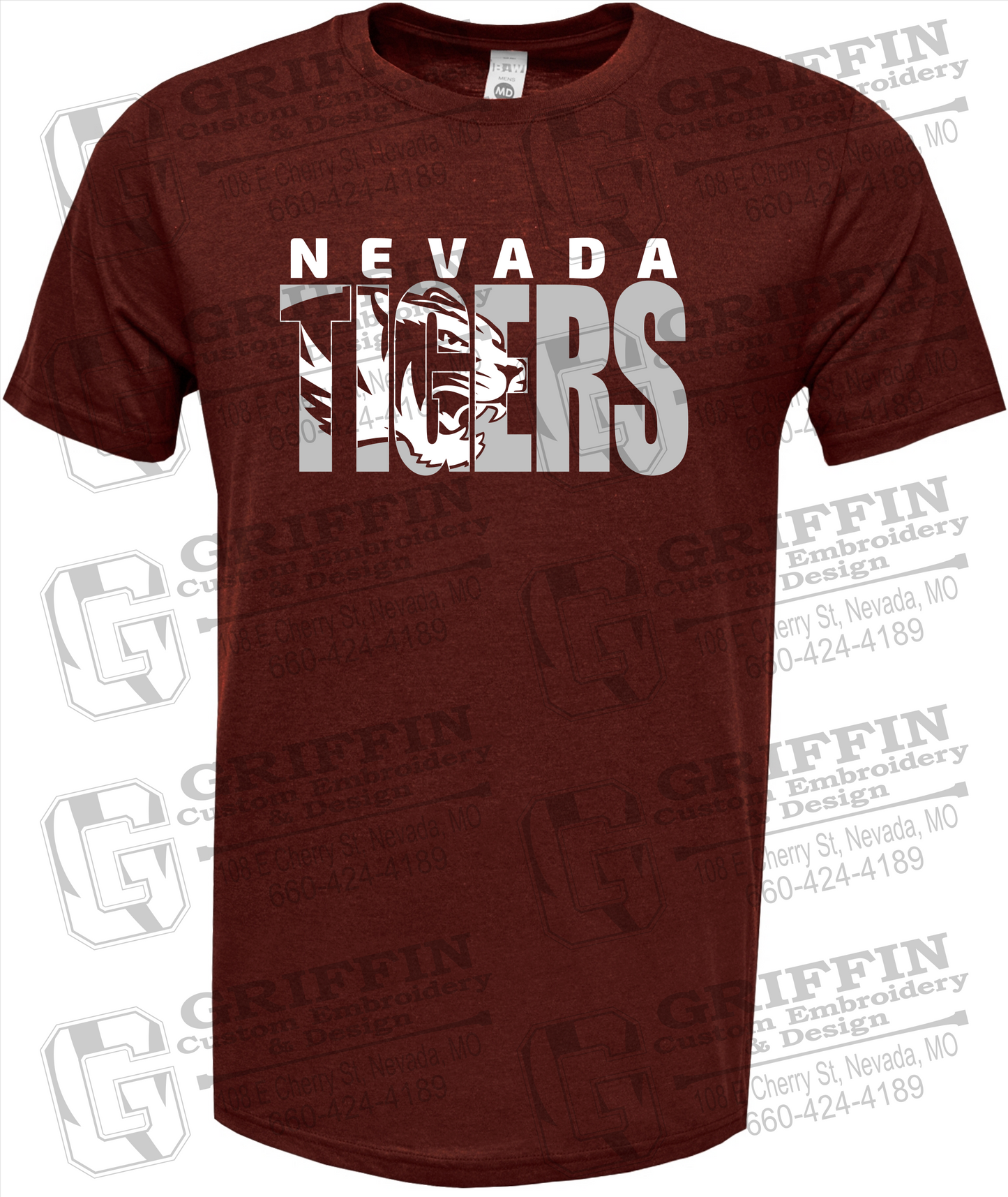 Nevada Tigers 23-F Short Sleeve T-Shirt