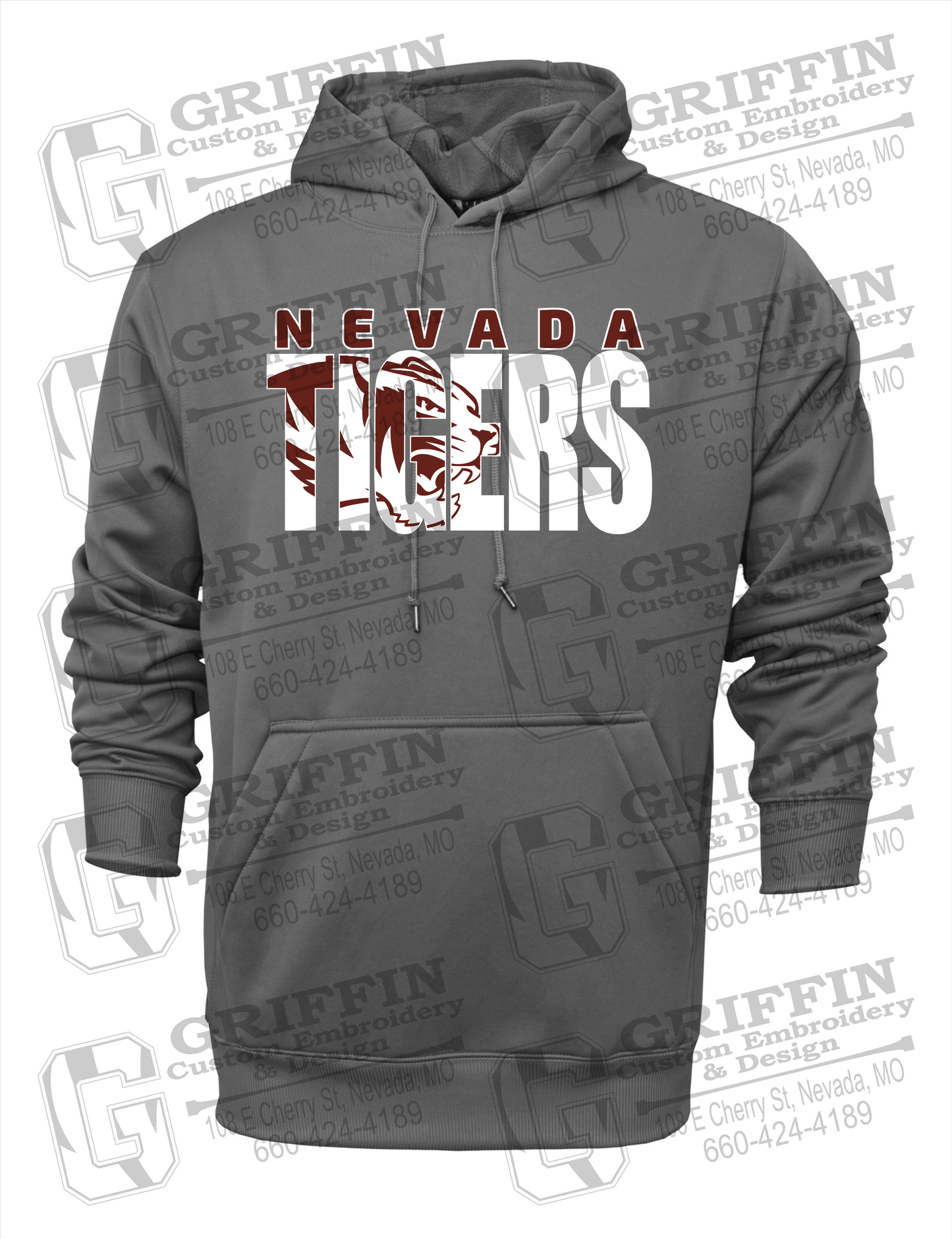 Nevada Tigers 23-F Youth Hoodie