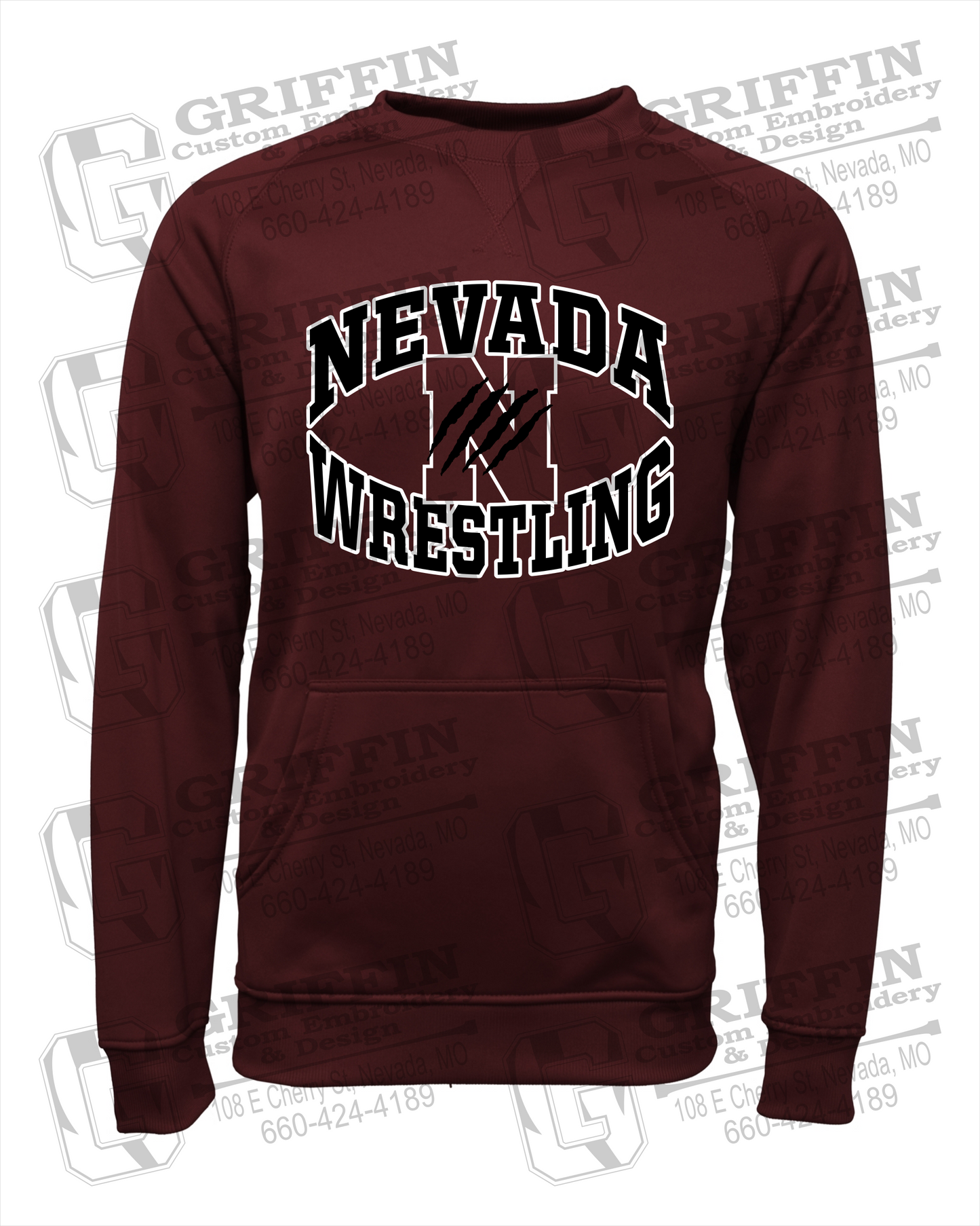 Nevada Tigers 23-H Youth Sweatshirt - Wrestling