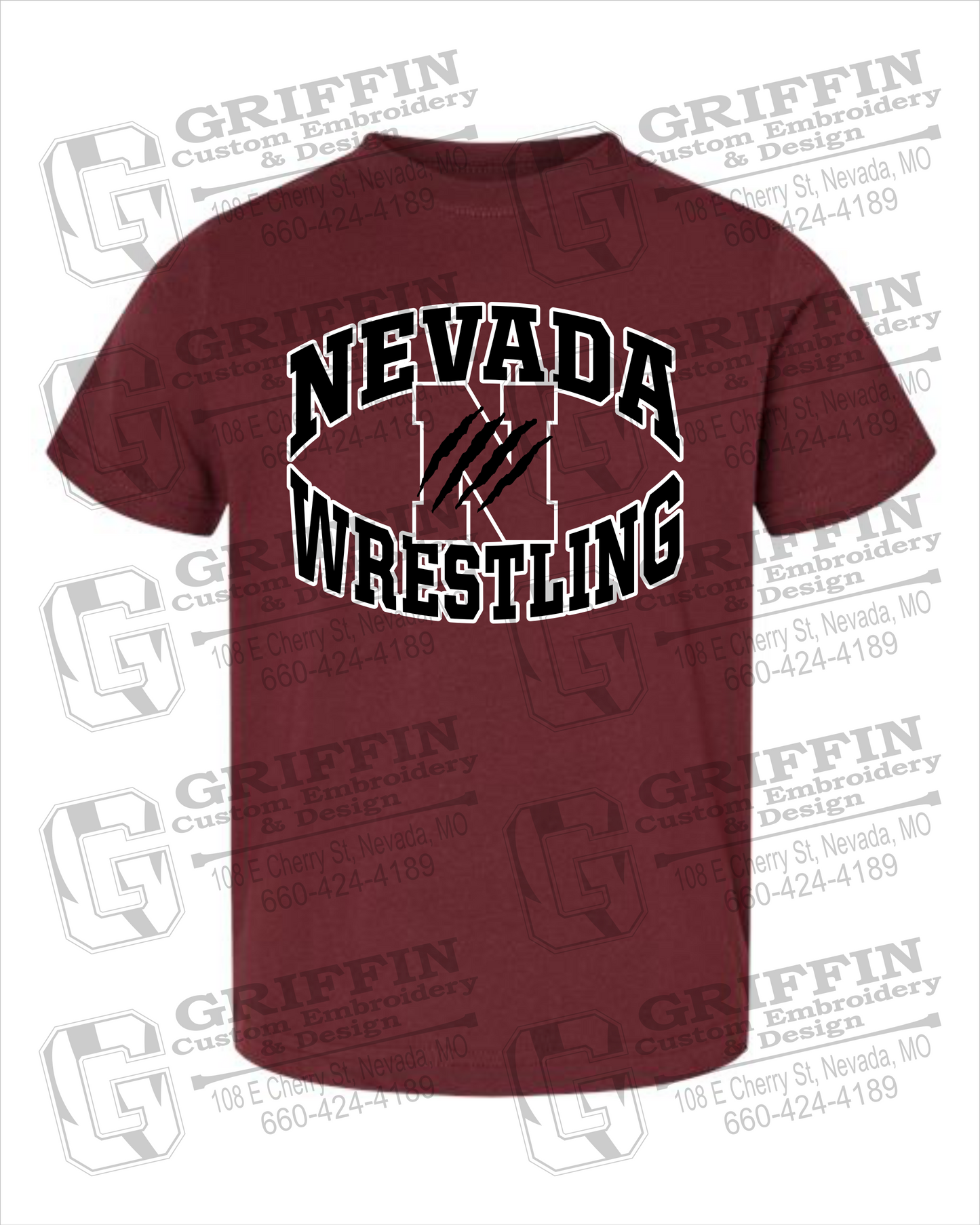 Nevada Tigers 23-H Toddler/Infant T-Shirt - Wrestling