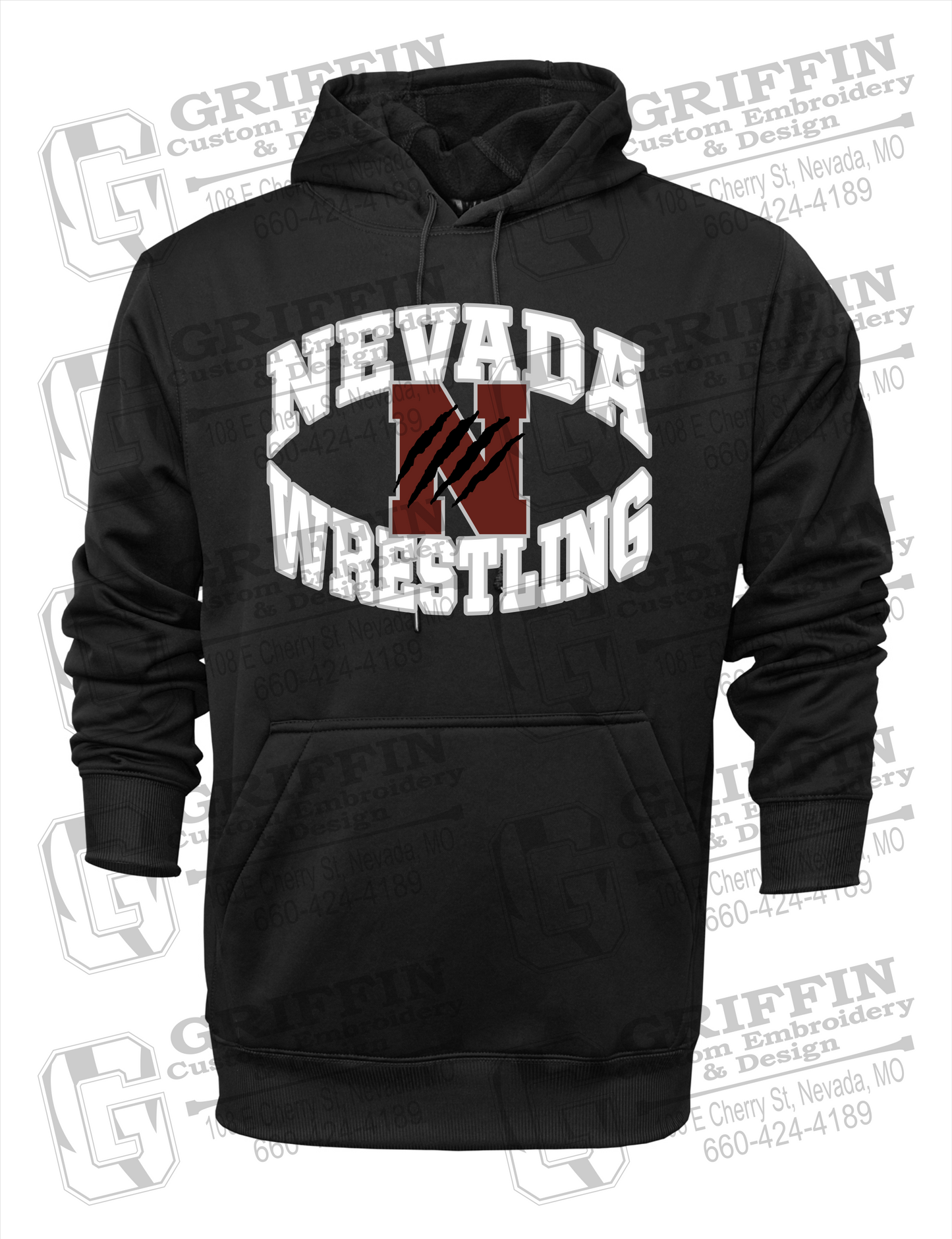Nevada Tigers 23-H Hoodie - Wrestling